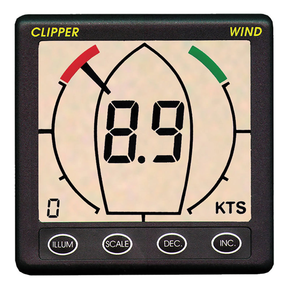 Clipper Tactical True Apparent Wind Display Repeater,WBEEAA001345534