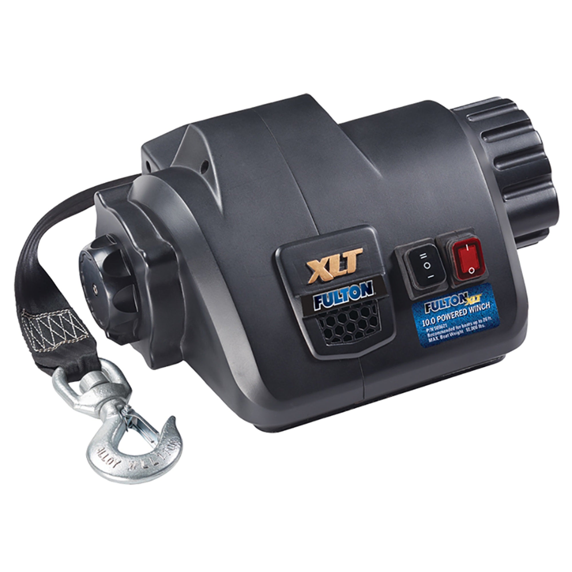 Fulton Xlt 10.0 Powered Marine Winch W/ Remote F/ Boats Up To,WBHDWB0792PG6QD