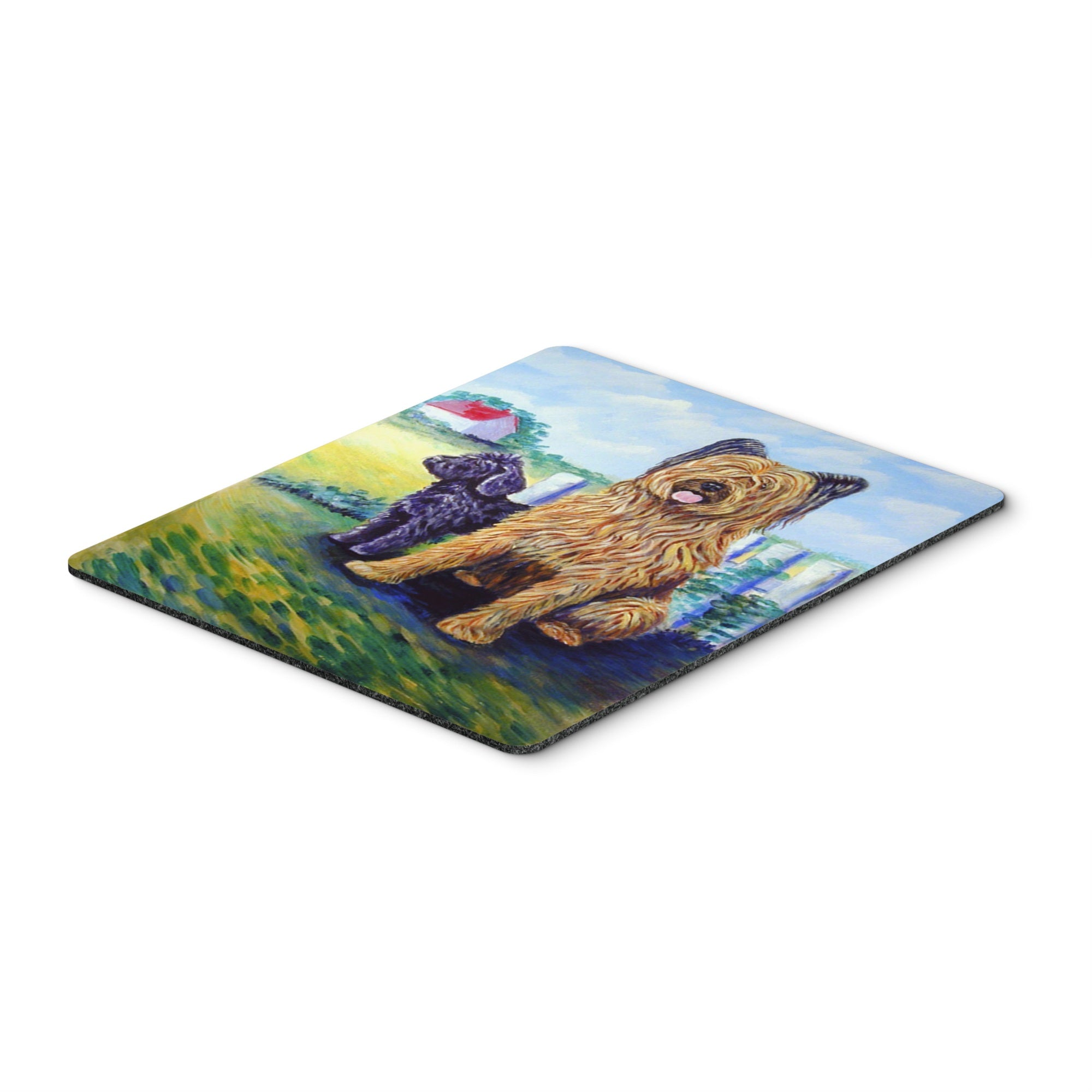  inchCarolines Treasures Mouse/Hot Pad/Trivet, Briard Training Day For The Puppy (7092MP) inch