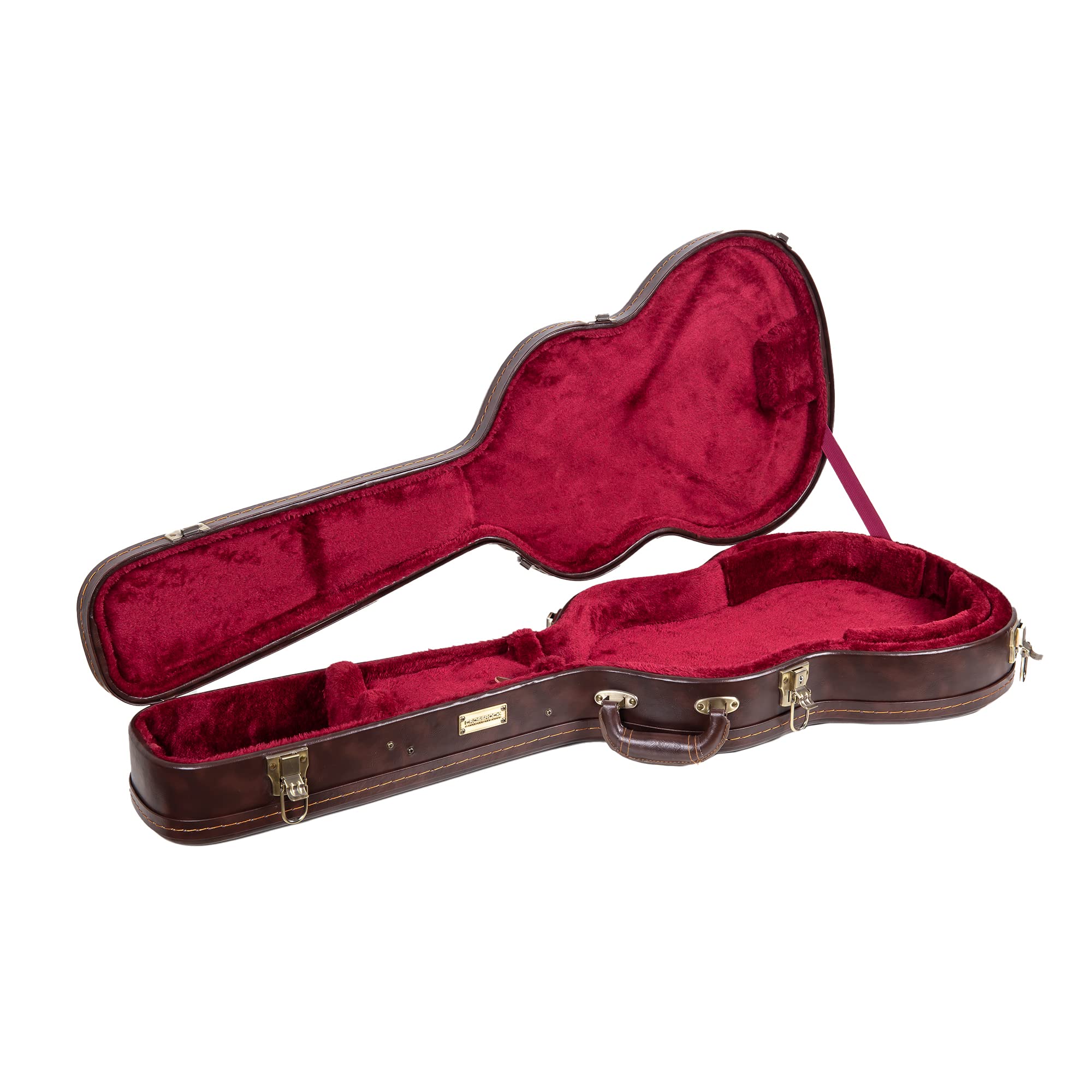 Crossrock Electric Guitar Case Fits Prs Se Standard Solid Body Guitar, Right Hand, Vintage Brown (Crw620Prsebr)