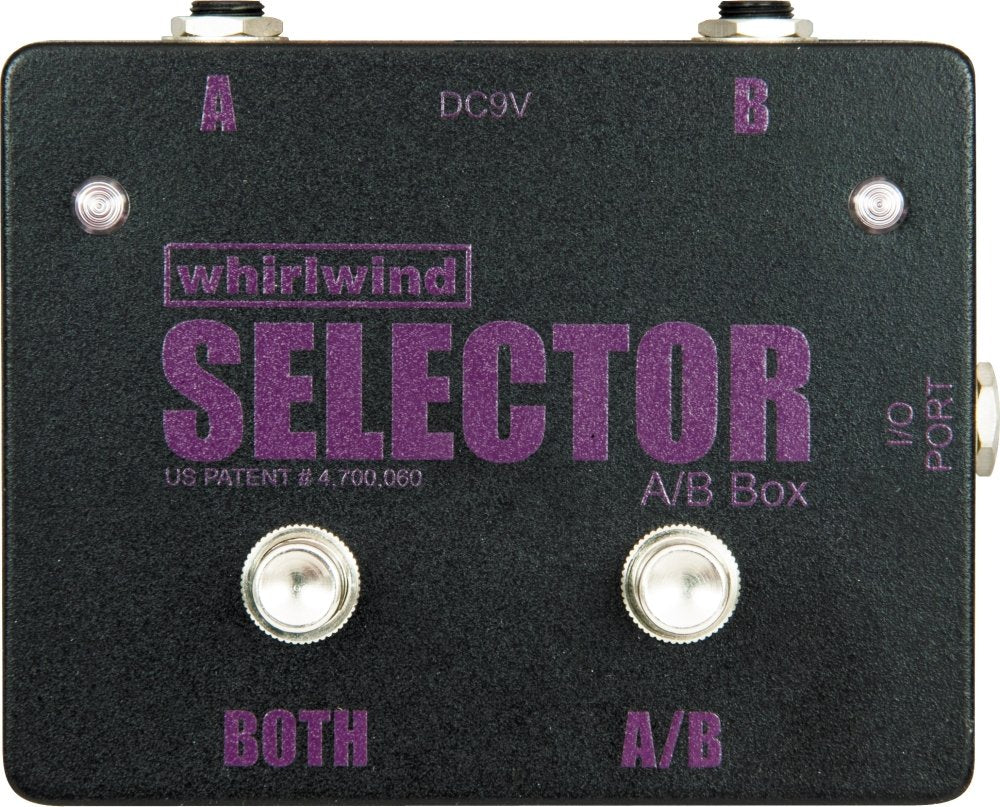 Whirlwind Selector Instrument Switch Channels A And B Or Select Both, 1 Meg Ohm Impedance In/Out