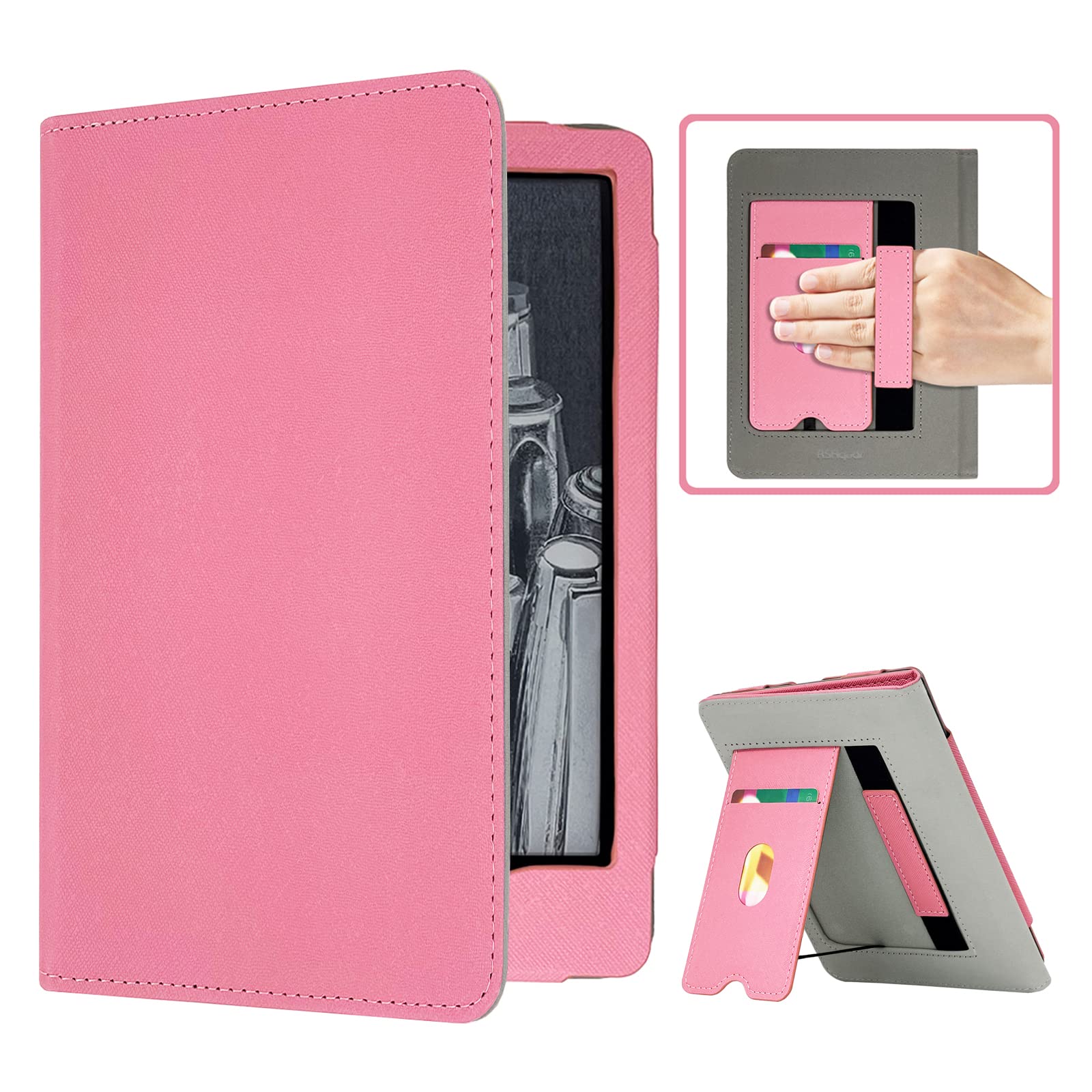 Rsaquar Kindle Paperwhite Case For 11Th Generation 6.8'' And Signature Edition 2021 Released, Premium Pu Leather Cover With Auto