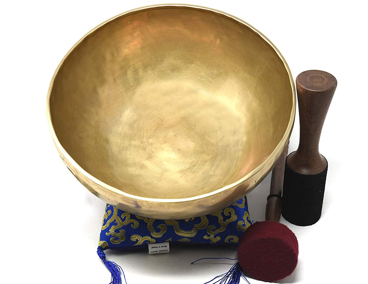 10'' Large Master Healing Hand Hammered Tibetan Singing Bowl ~ Great For Meditation, Yoga, Sound Bath, Mindfulness, Relaxation ~