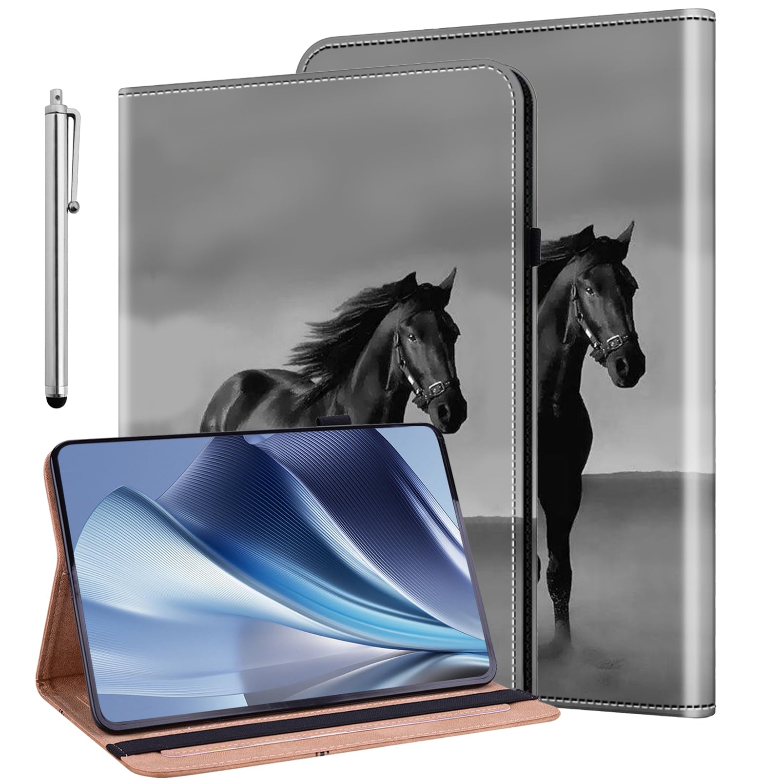 Alilang Case For Lenovo Tab M8 Gen 3/Hd Lte 2021/Hd/Fhd 2019 With Stylus, Shockproof Folding Stand Cover For Lenovo Tab M8 Tb-85