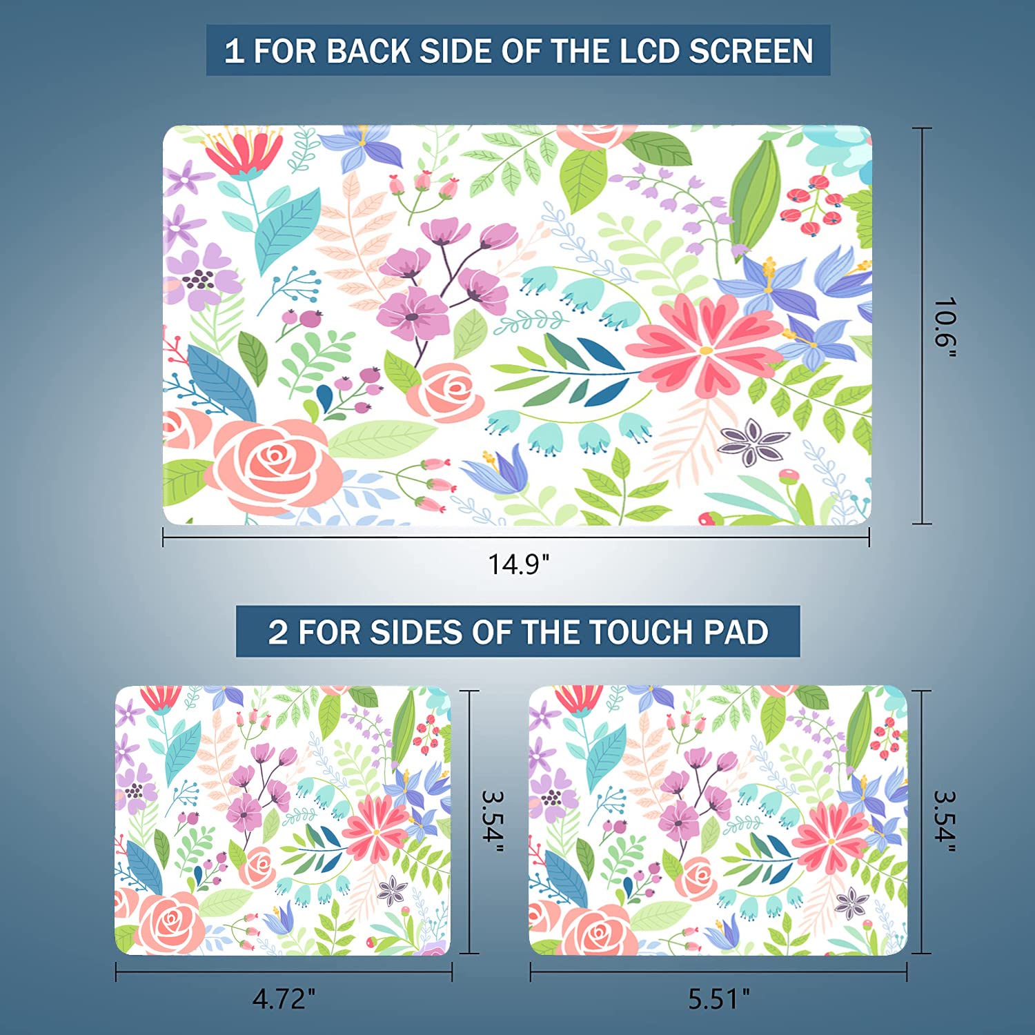 12.1 13 13.3 14 15.4 15.6 Inches Laptop Skin Sticker Decal Universal Netbook Skin Sticker Reusable Notebook Art Decal Protector