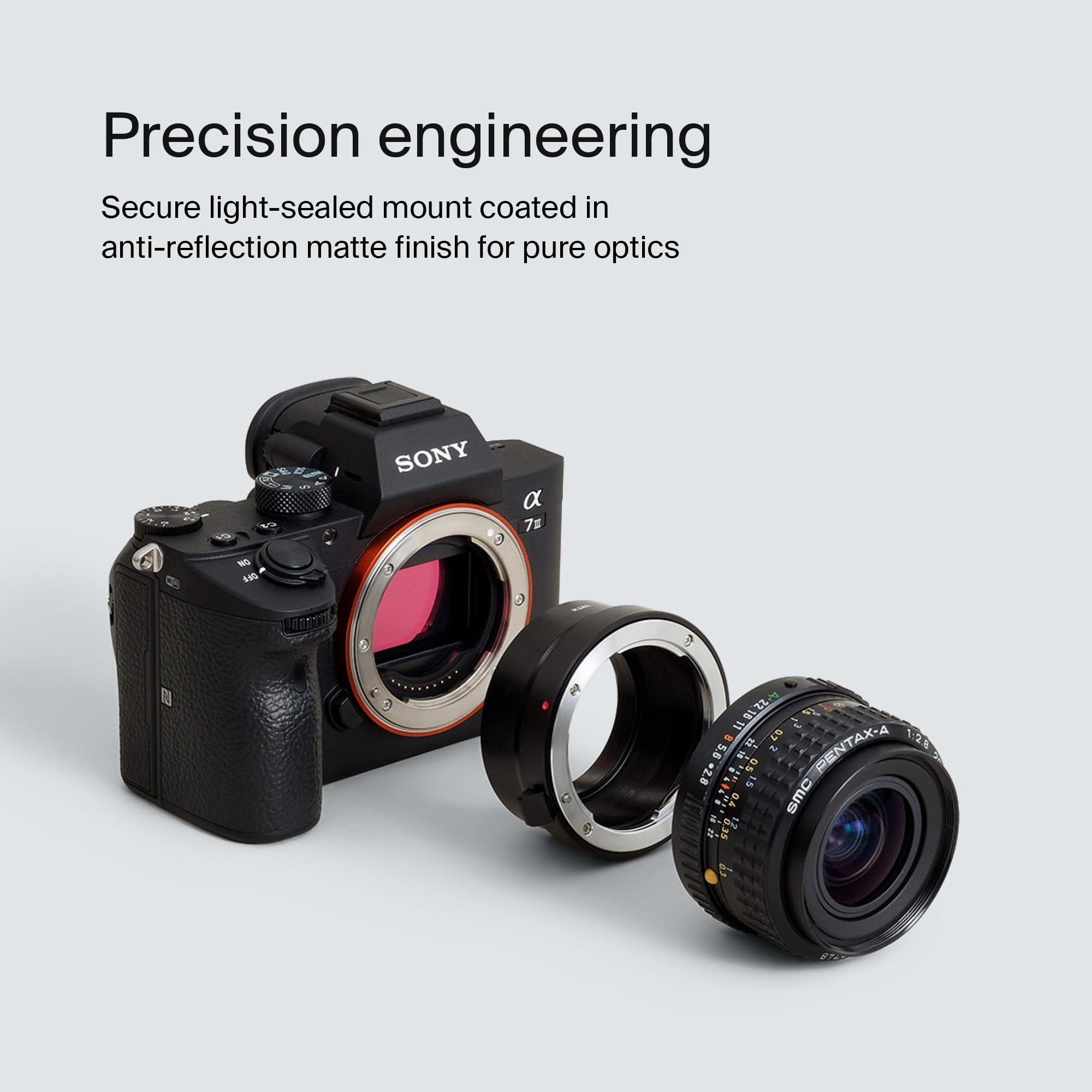 Urth Lens Mount Adapter: Compatible With Pentax K Lens To Sony E Camera Body