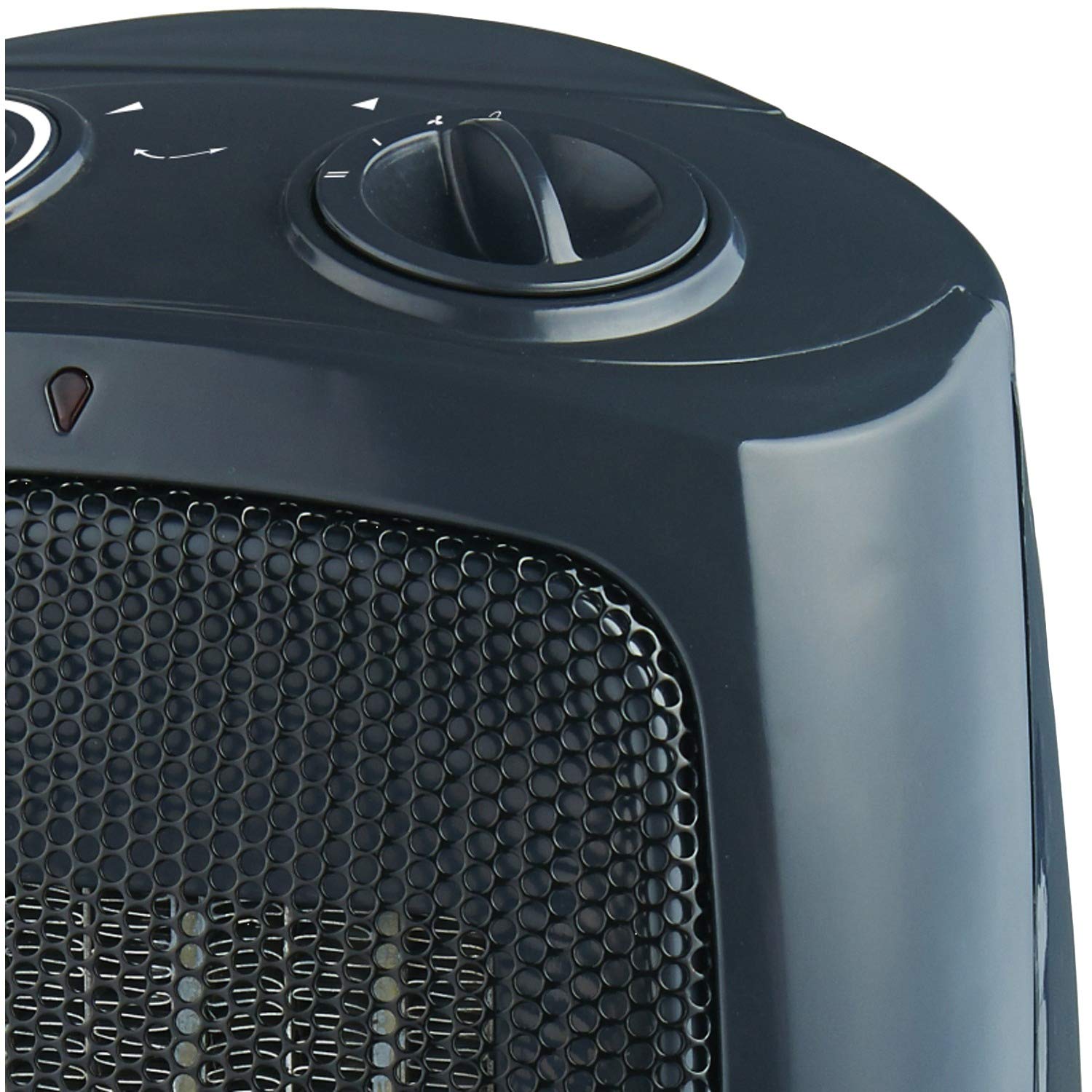 Brentwood H C1601 1500 Watt Portable Ceramic Space Heater And Fan, Black