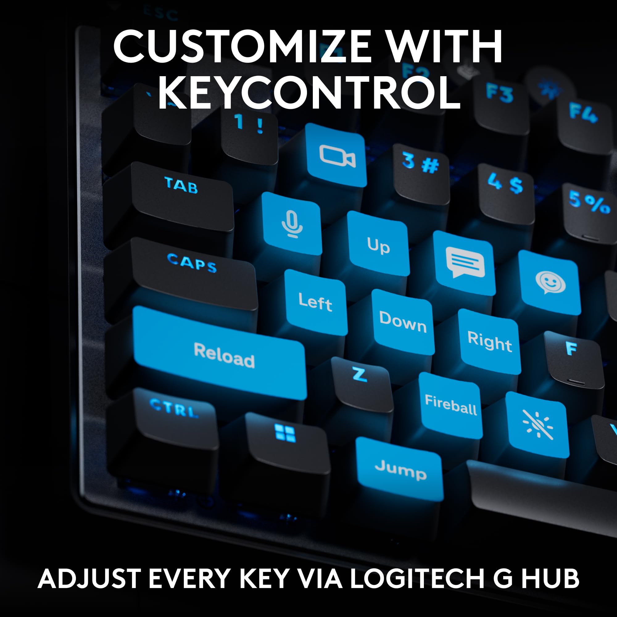 Logitech Pro X TKL Rapid Wired Gaming Keyboard - Thumbnail 4