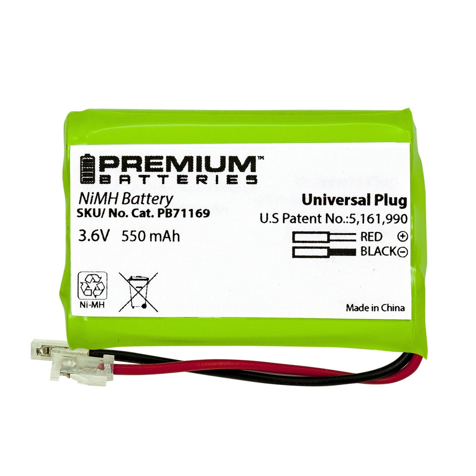 Premium Batteries Universal Cordless Phone Battery Aaa*3 Bt 446, 89 1323 00 00, Batt 9600 And 100S More