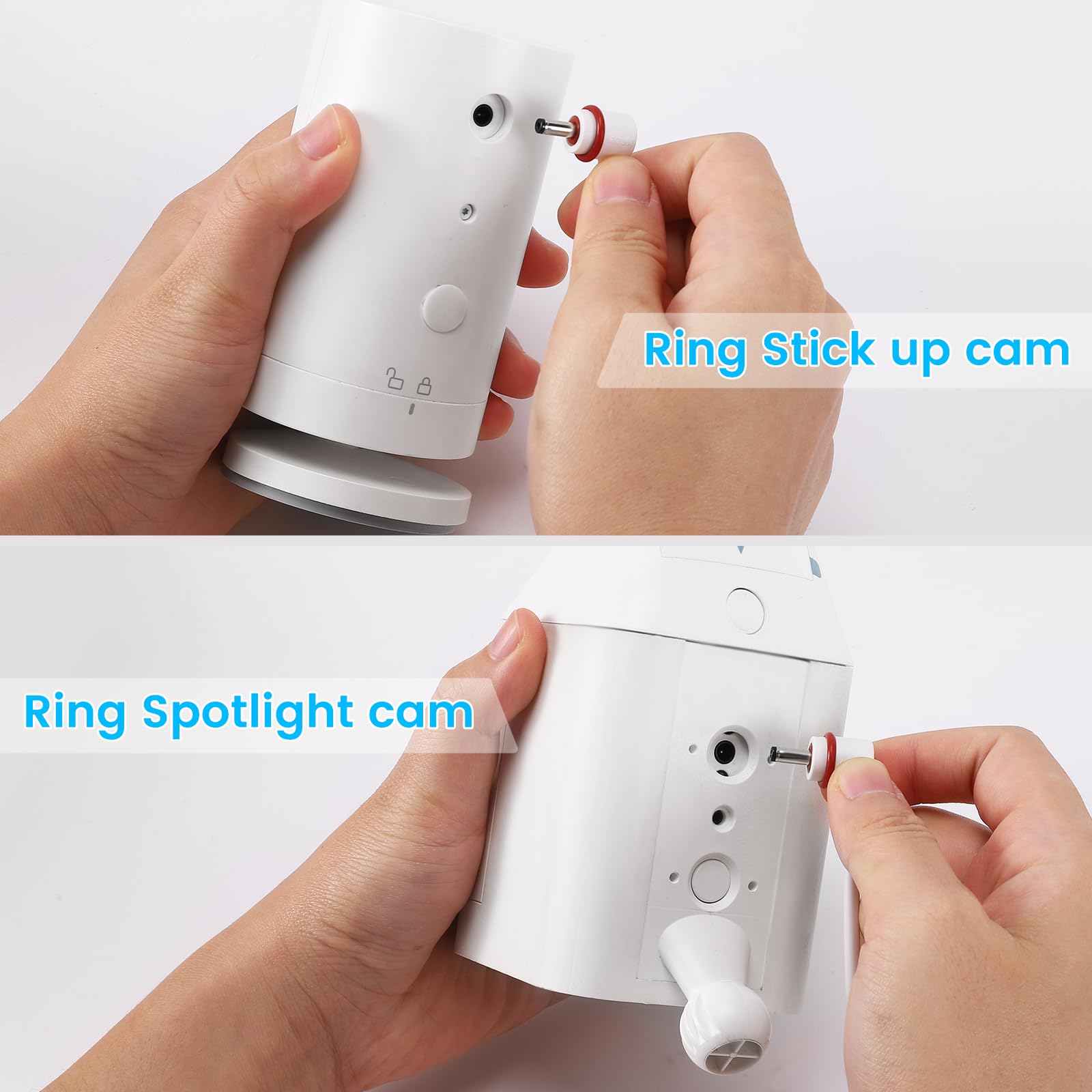 Kakajuelo Camera Power Cord, Compatible With Ring Stick Up Cam 2Nd/3Rd Gen Battery/Plug In, Ring Spotlight Cam Battery/Plug In,