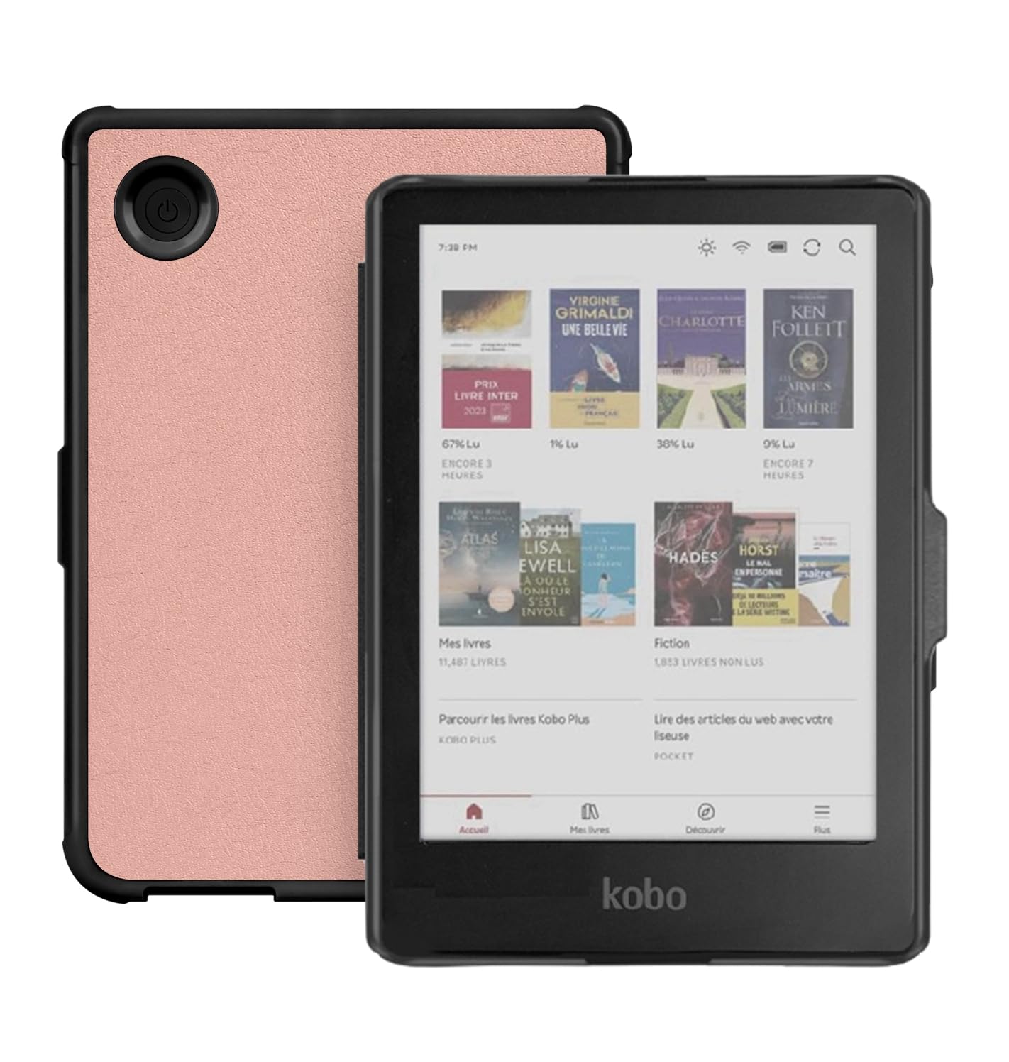 Stianiiie Case For 6'' Kobo Clara Colour/Clara Bw/Clara 2E Premium Pu Leather Cover For Kono Clara 2E Case/Clara Colour Case/Cla