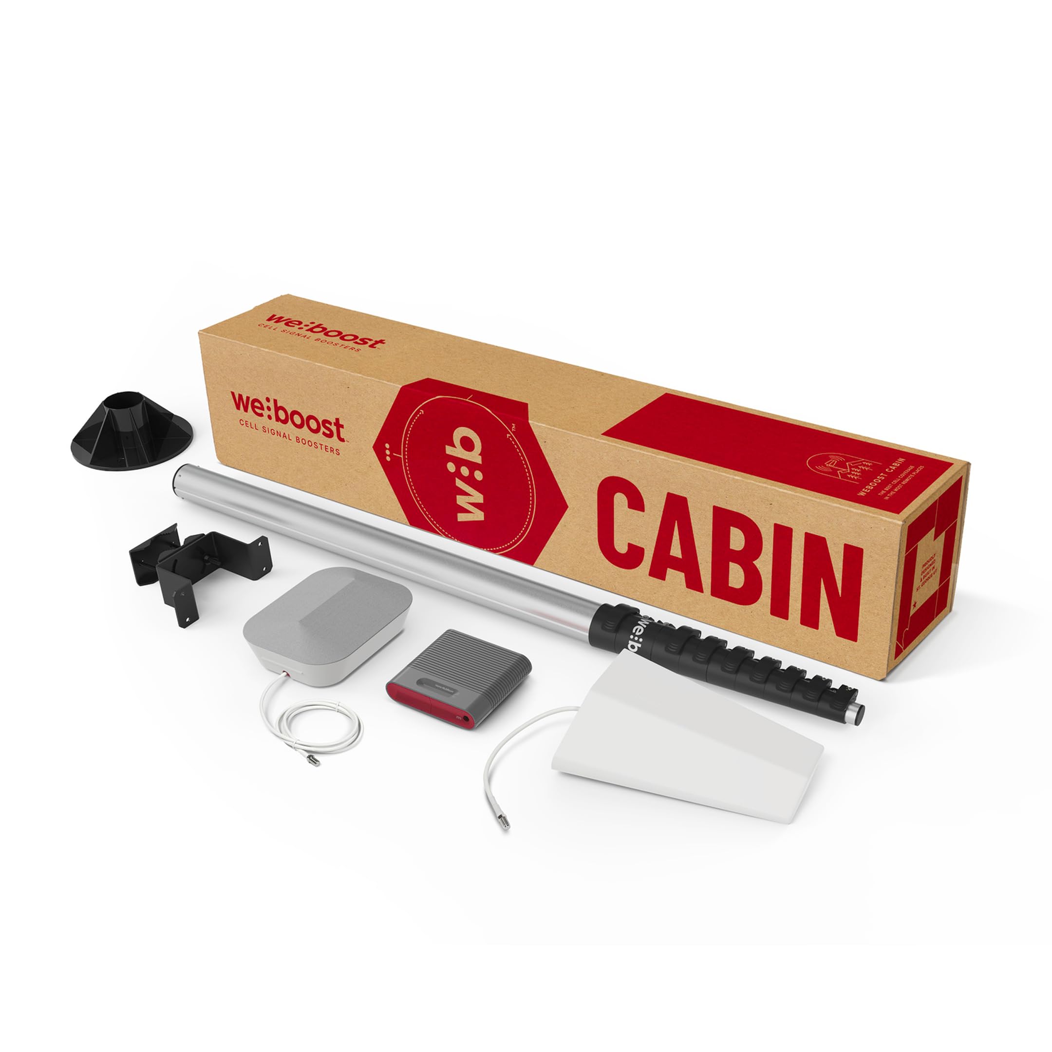weBoost Cabin - Cell Phone Signal Booster | Boosts 4G LTE & 5G | Supports All U.S. Carriers - Verizon, AT&T, T-Mobile & More | M
