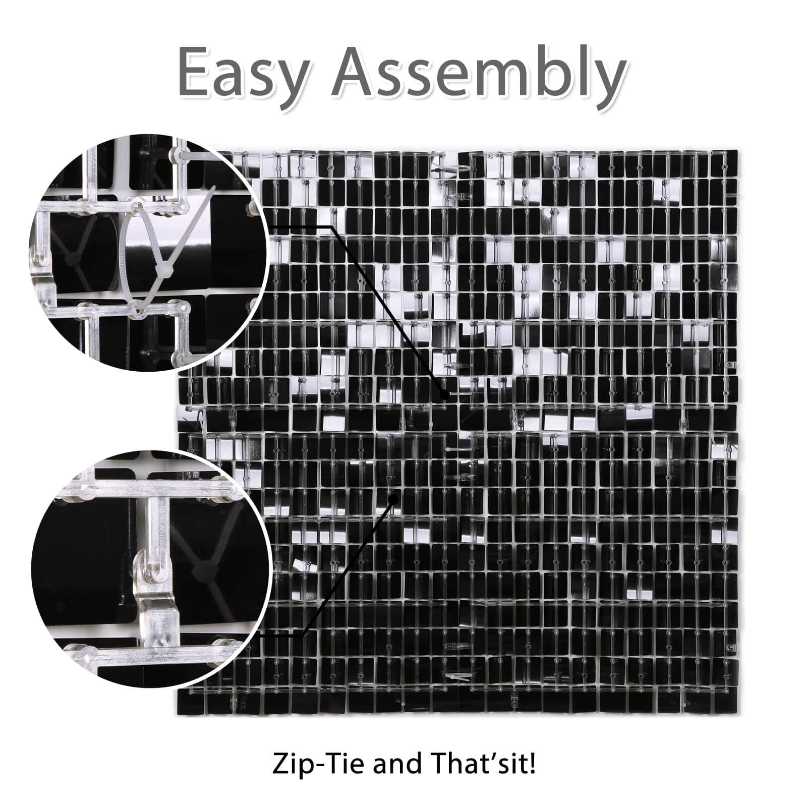 Black Sequin Panels Backdrop Shimmer Wall Backdrop Pack Of 36 Panels Shiny Backdrops Wedding Background Decoration Walls