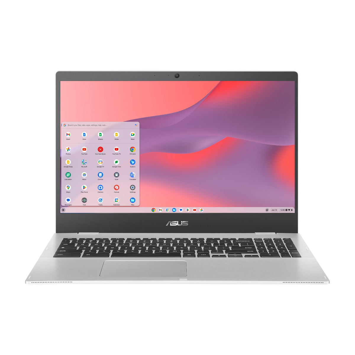 Asus Chromebook Cx1, 15.6'' Fhd Nanoedge Display, Intel Celeron N4500 Processor, 64Gb Emmc Storage, 8Gb Ram, Chromeos, Transpare