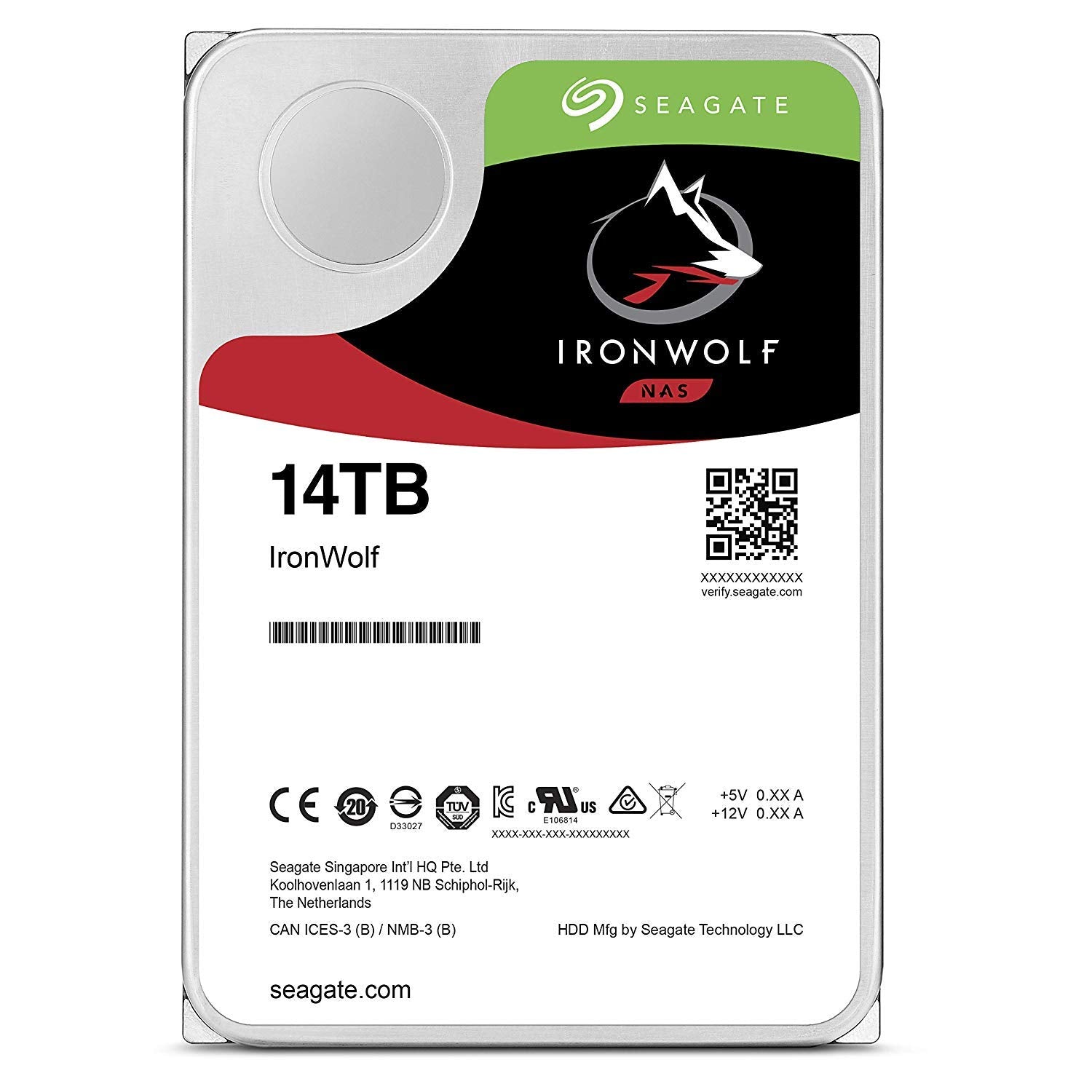 Seagate Ironwolf 14Tb Nas Internal Hard Drive Hdd   3.5 Inch Sata 6Gb/S 7200 Rpm 256Mb Cache For Raid Network Attached Storage (