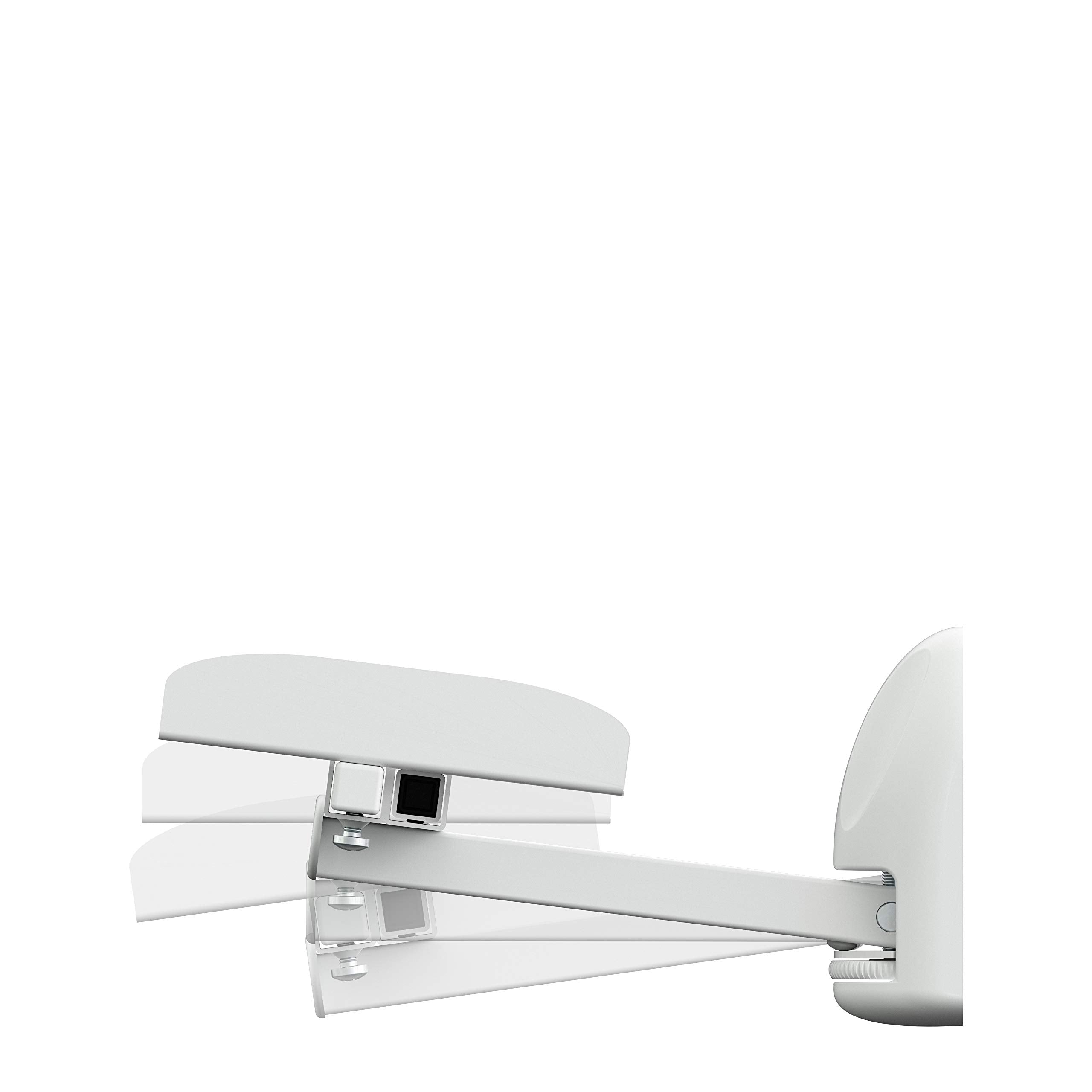 Avf Traditional Steel Side Clamping Speaker Mounts In White (Set Of 2)