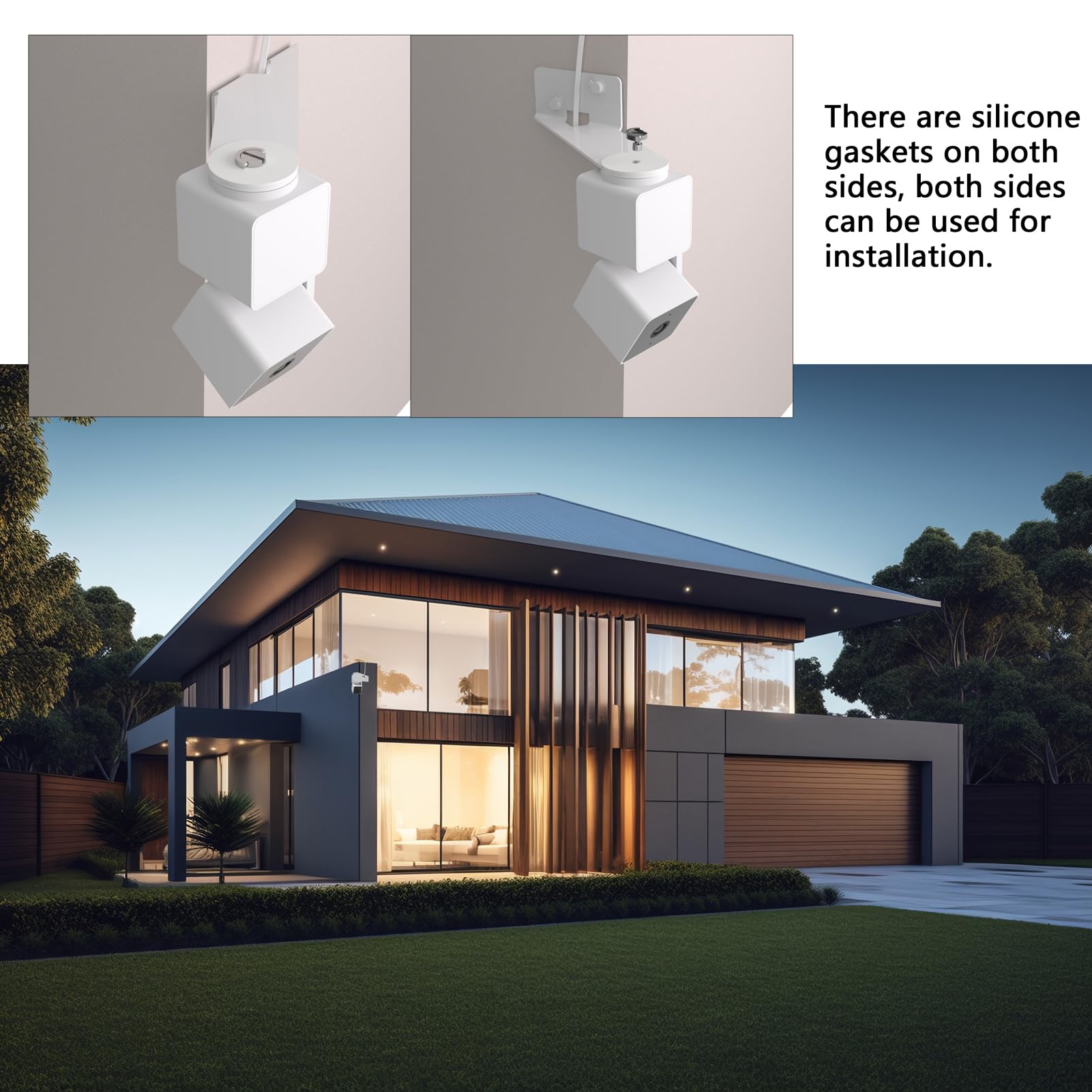 Acbee Outside Corner Wall Mount For Wyze Cam Pan V3,Made Of Aluminum Alloy,High End Painted Surface. (2 Pack)