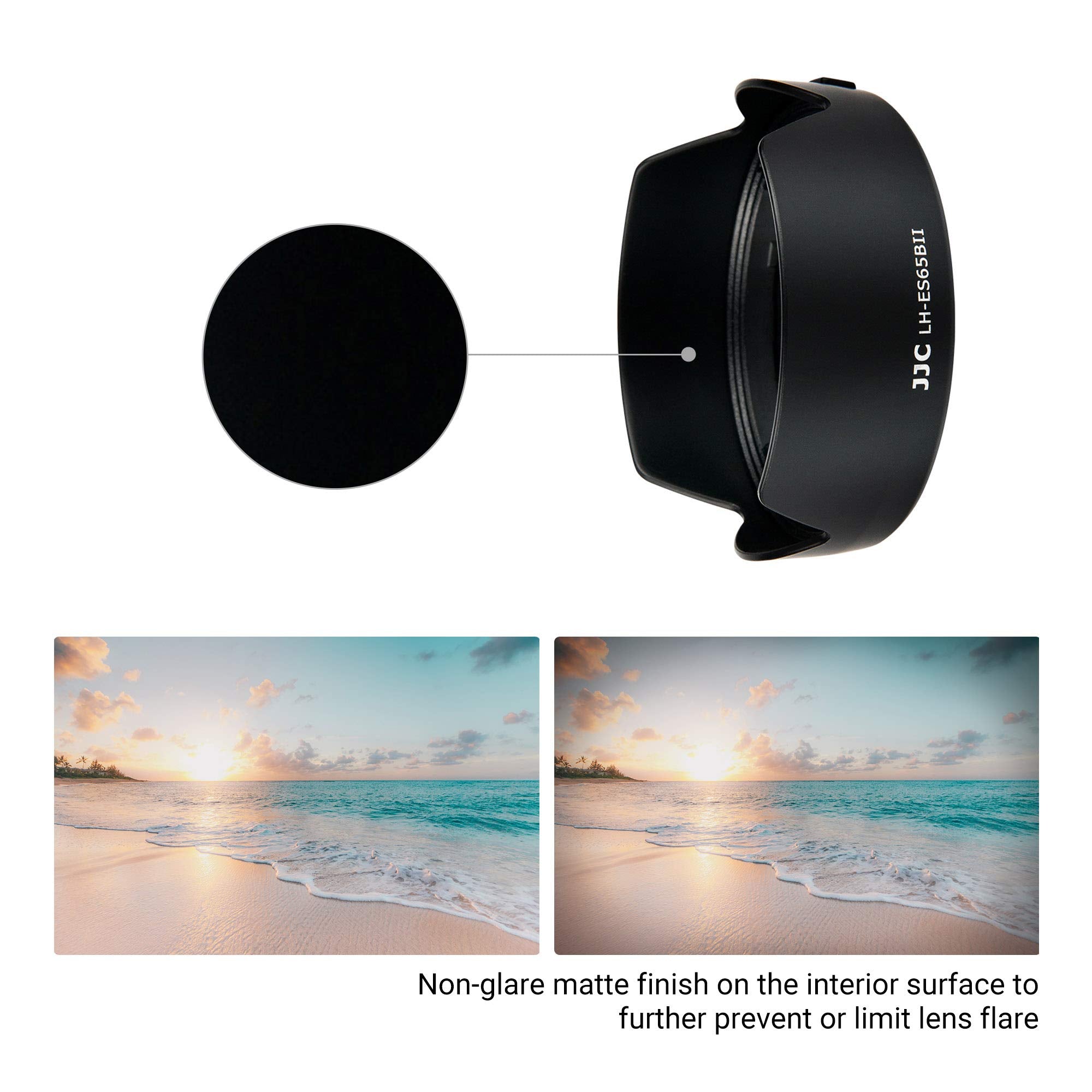 Rf 50Mm Lens Hood Shade For Canon Rf 50Mm F/1.8 Stm Lens Replaces Canon Es 65B Hood With Tulip Flower Design On Canon Eos R100 R