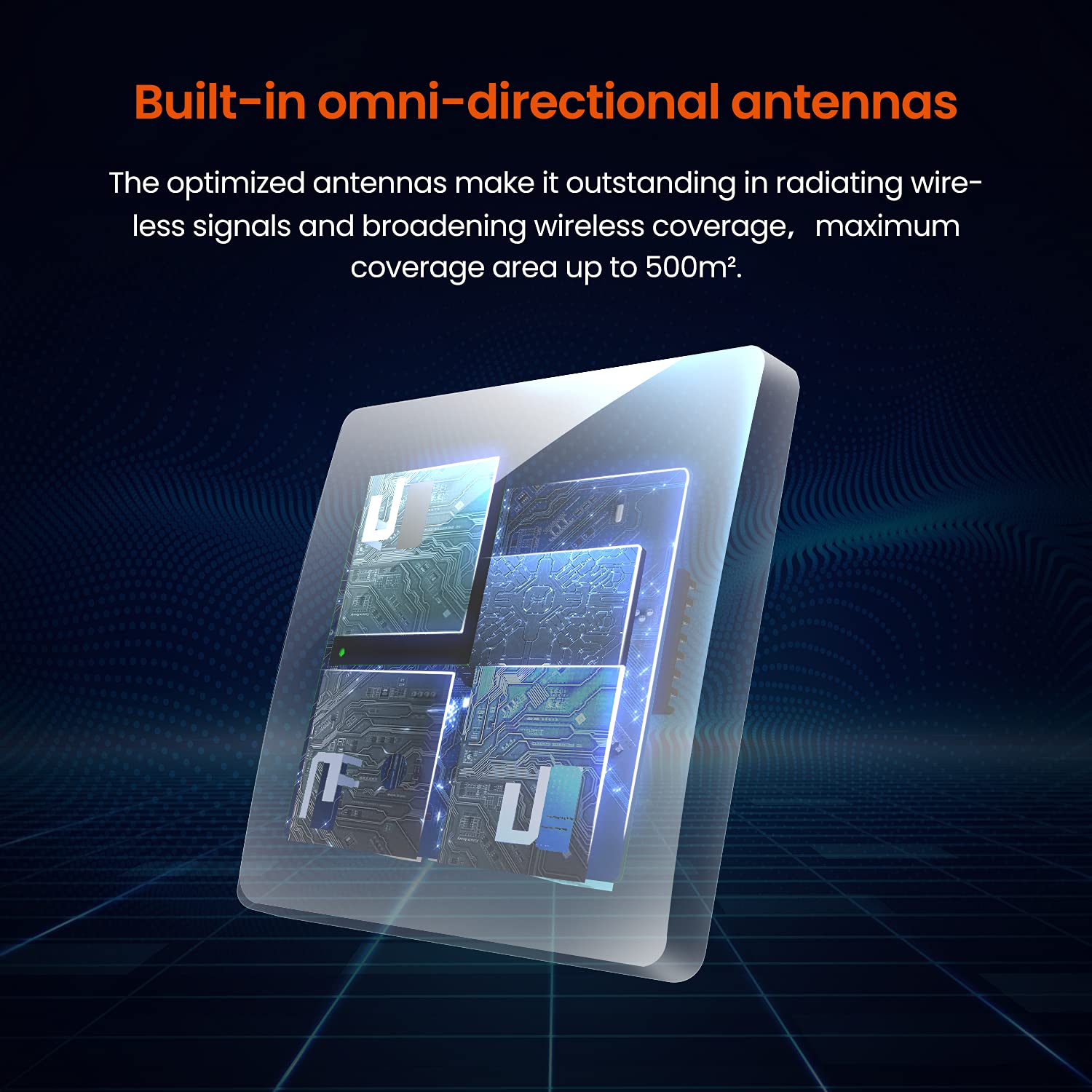 Tenda Ac1200 Dual Band Gigabit Wireless Access Point, Ceiling Mount Wifi Access Point, Coverage 3200 Sq.Ft|Poe Powered|Surport I