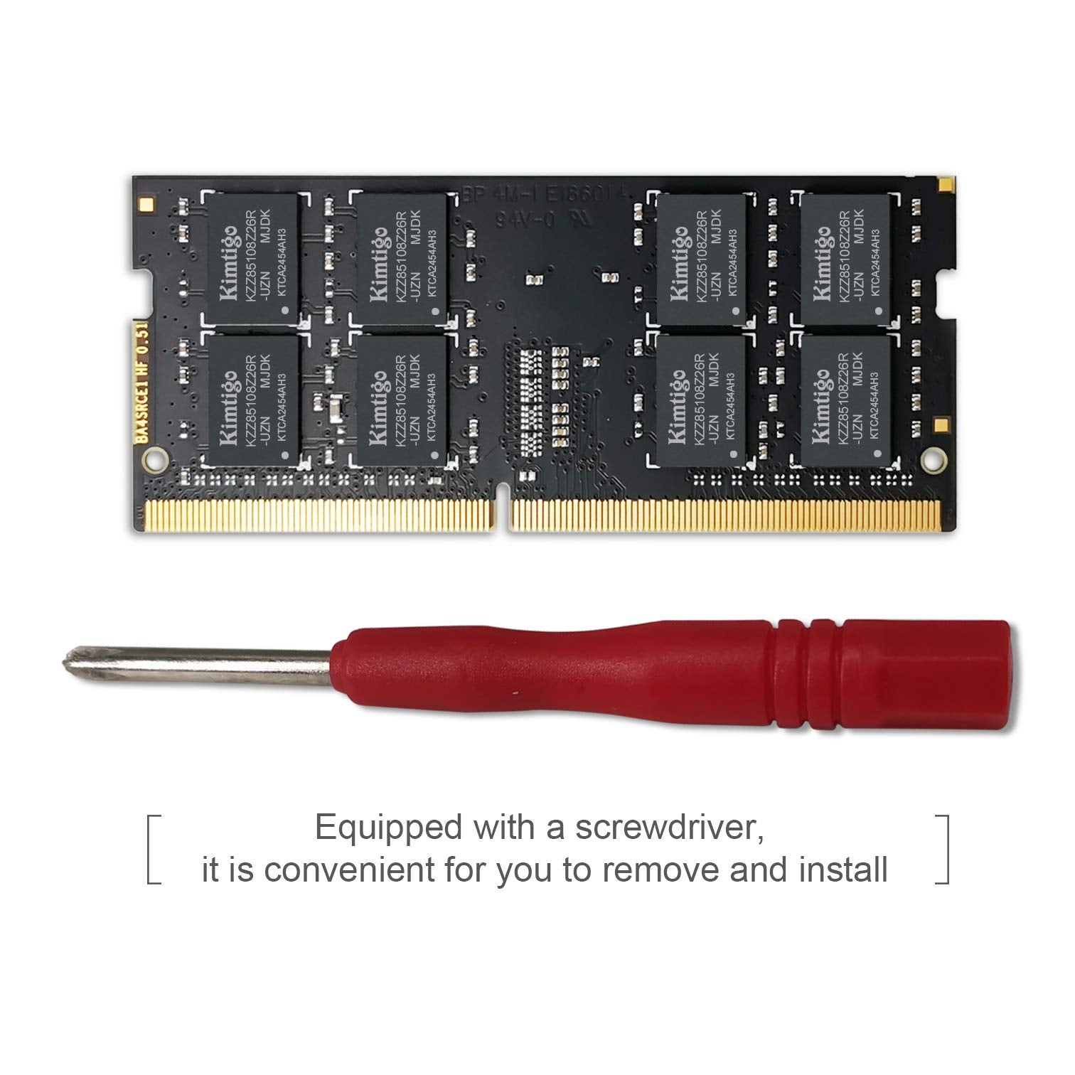 Kimtigo Ddr4 16Gb Laptop Dram 2666Mhz (Pc4 21300) Cl19 (Compatible With 2400Mhz Or 2133Mhz) 1.2V Notebook (Sodimm) Ram Non Ecc U