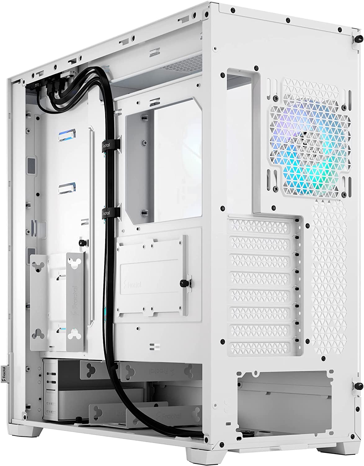 Fractal Design Pop Xl Air Rgb White Tempered Glass Clear Tint E Atx Computer Case   (Fd C Por1X 01)