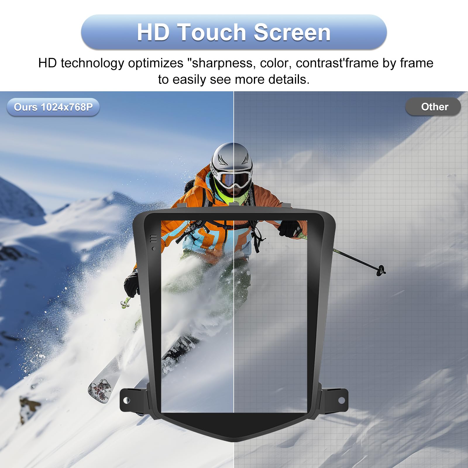 4Gb+32Gb Upgrade Car Stereo Radio For Chevrolet Chevy Cruze 2009 2015   Wireless Carplay And Android Auto Gps Navigation   5Gwif