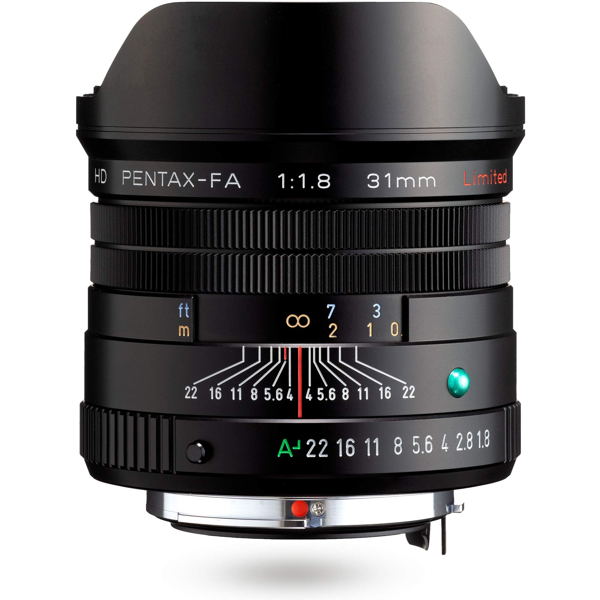 Pentax Hd 31Mmf1.8 Limited Black Limited Lens Wide Angle Prime Lens [F1.8 Large Aperture Lens] [High Performance Hd Coating] [Sp