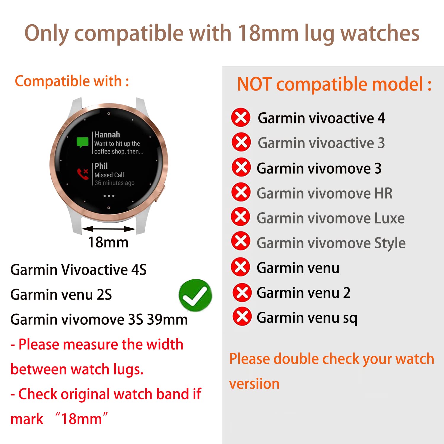 Vicrior Bands Compatible With Garmin Vivoactive 4S 40Mm / Venu 2S Smart Watch, 18Mm Quick Release Soft Silicone Fadeless Pattern Printed Floral Replacement Band For Garmin Vivomove 3S, Flower
