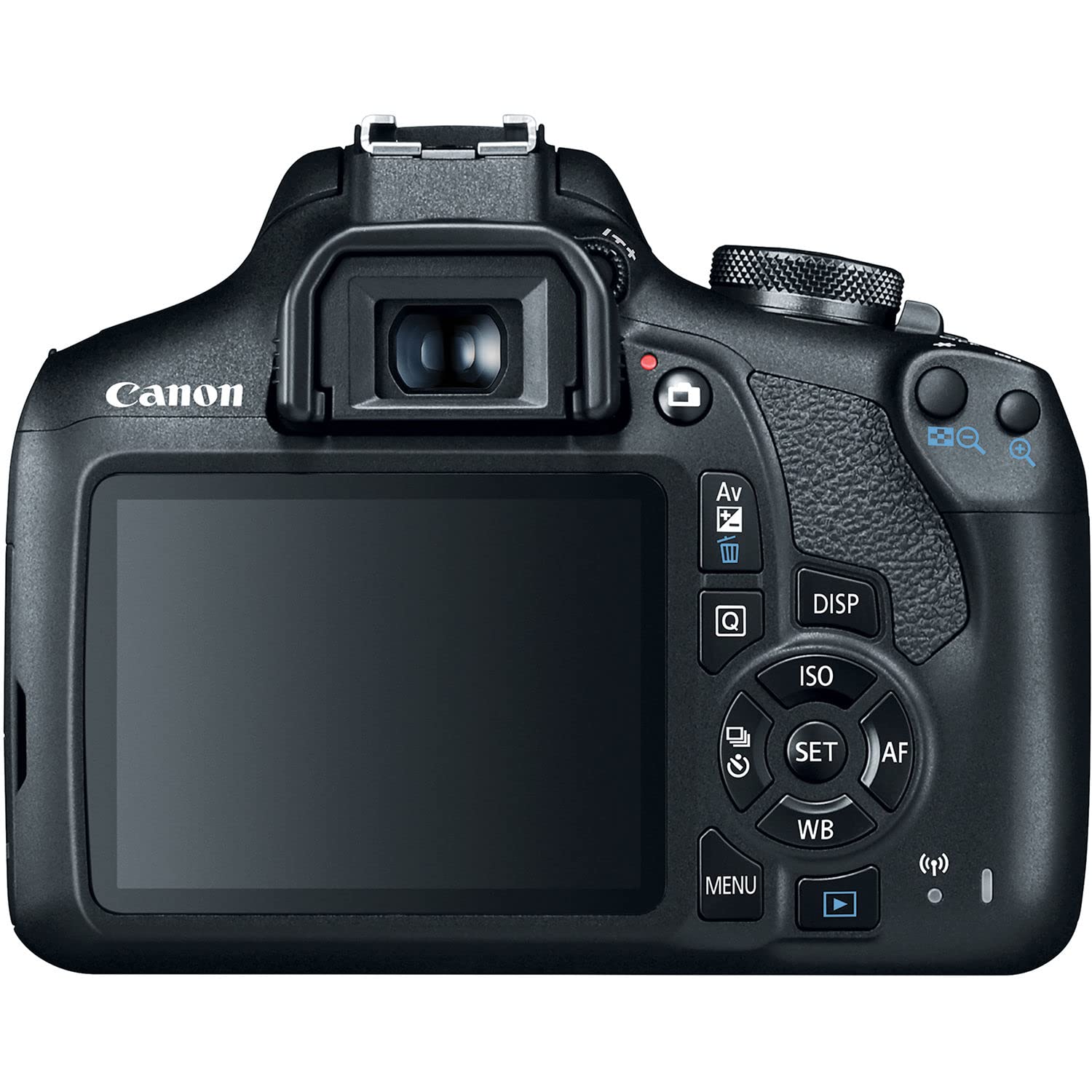 Canon EOS Rebel T7 DSLR Camera Bundle w/ Canon EF S 18 55mm f/3.5 5.6 is II Lens + 2pc SanDisk 64GB Memory Cards, Wide Angle Lens, Telephoto Lens, 3pc Filter Kit + Accessory Kit