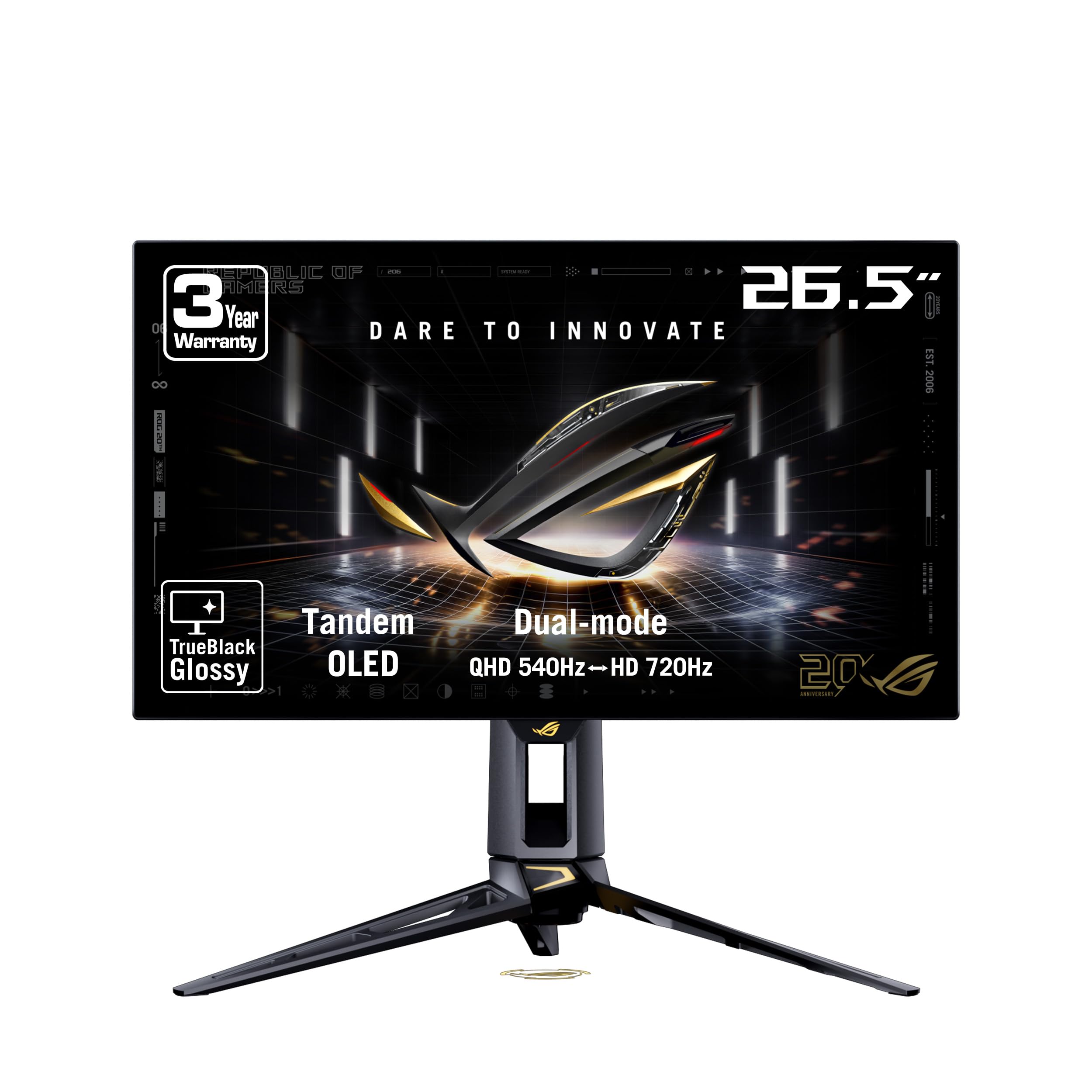 ASUS MN PG27AQWPG 26.5 OLED 2560x1440 16:9 540Hz DP HDMI Retail