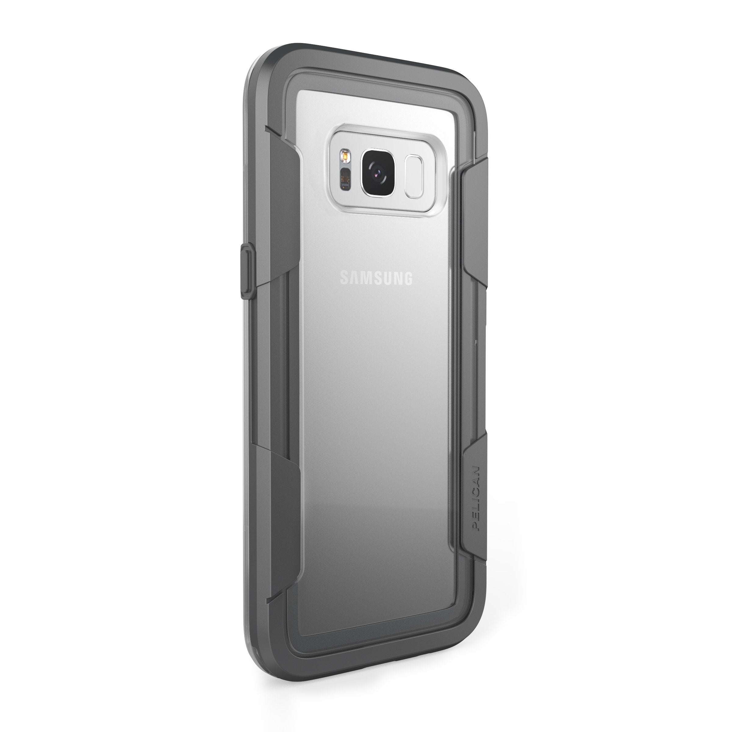 Pelican Voyager Phone Case For Samsung Galaxy S8+ (Clear/Gray)