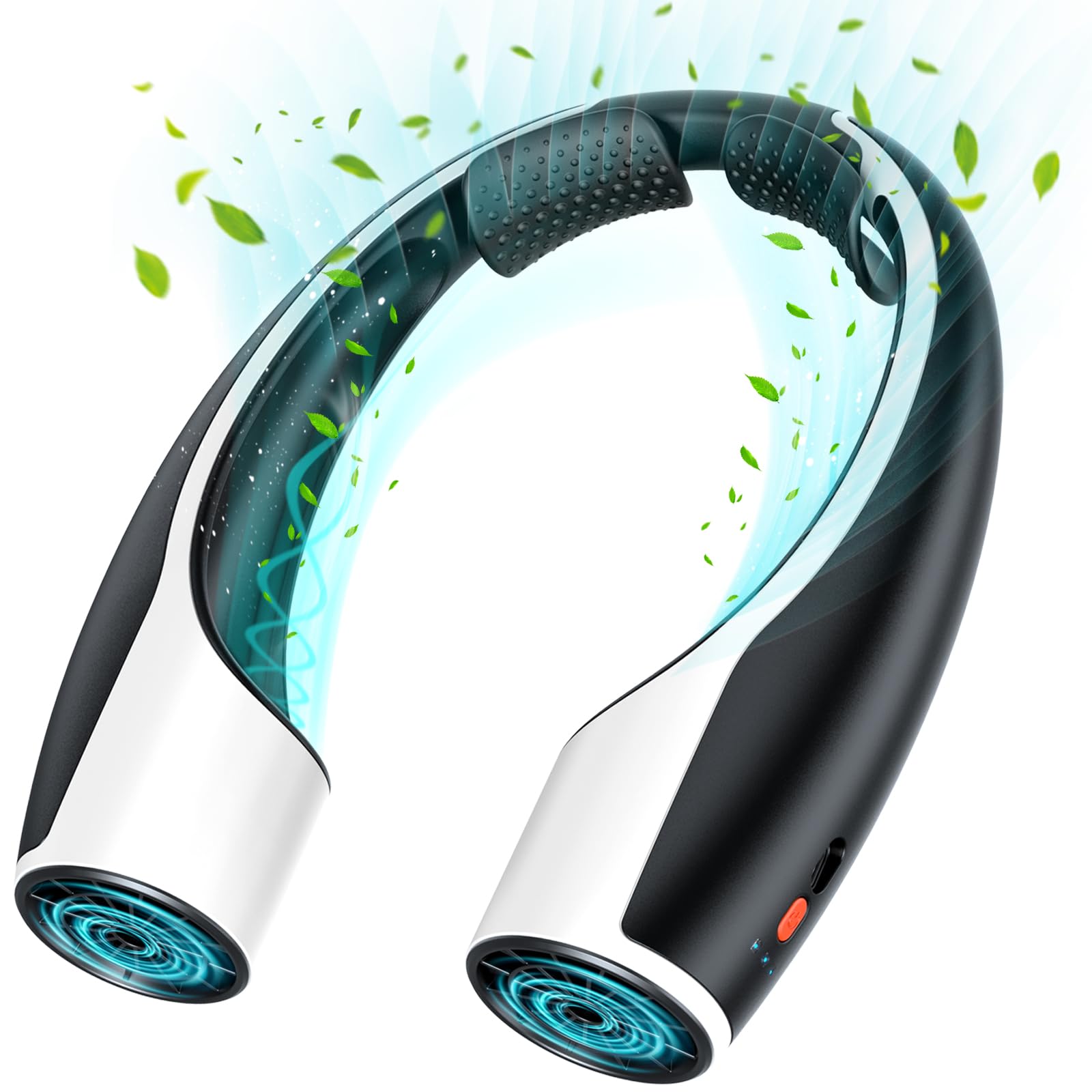 Rohent Neck Fan Portable For Outdoor: Powerful High Speed Cooling Neck Fan Rechargeable   Long Lasting Battery Wearable Neck Fan