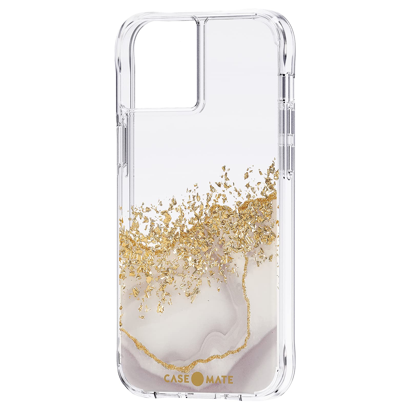 Case Mate Iphone 13 Case   Karat Marble [10Ft Drop Protection] [Wireless Charging Compatible] Luxury Cover With Cute Bling Spark