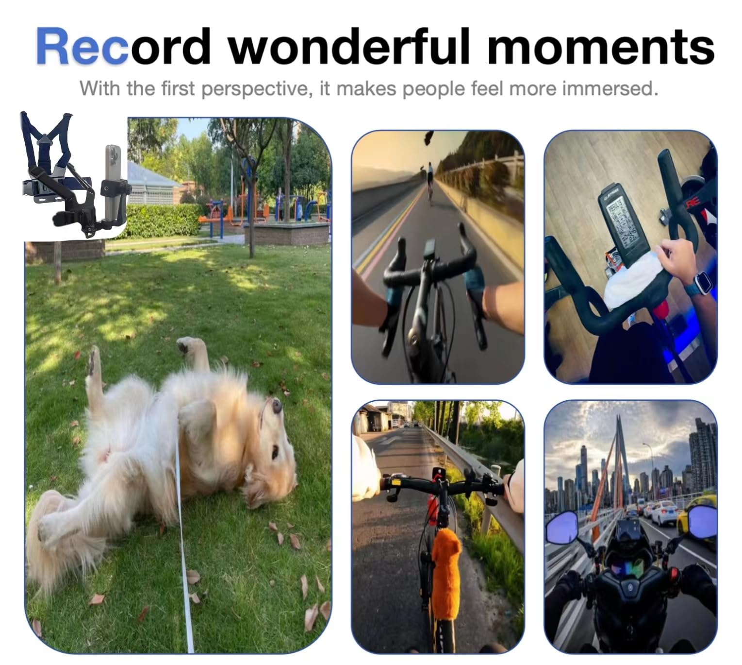 Generic Mobile Phone Chest Strap Mount Harness And Head Strap Holder Kit For Vlog/Pov Phone Holder Compatible With Iphone,Samsun