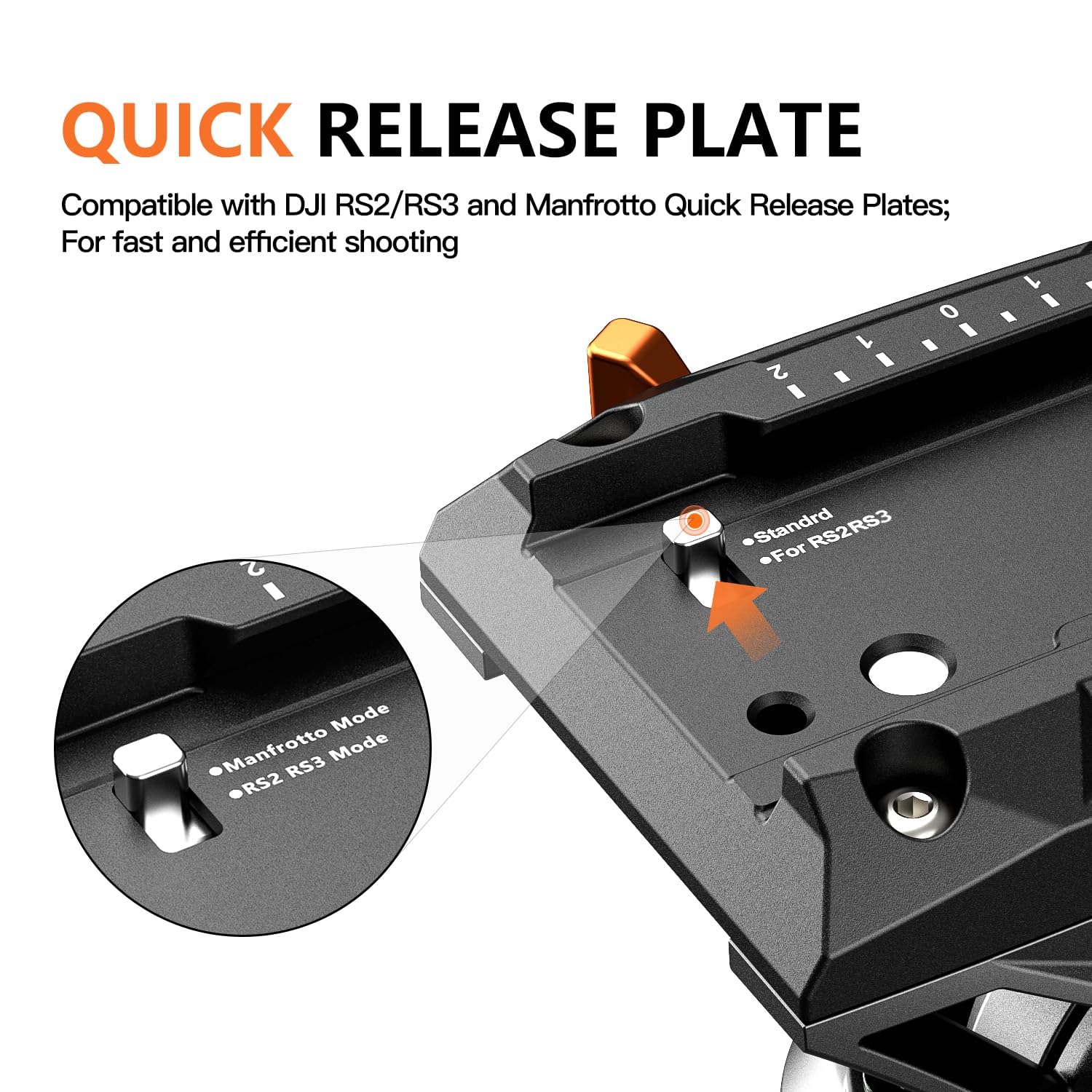 Coman Fluid Head Tripod For Dslr Camcorder,Camera Monopod Tripod 360 Pan&+90/ 70 Tilt,New Q6 Fluid Head Aluminum Alloy Qr Plate