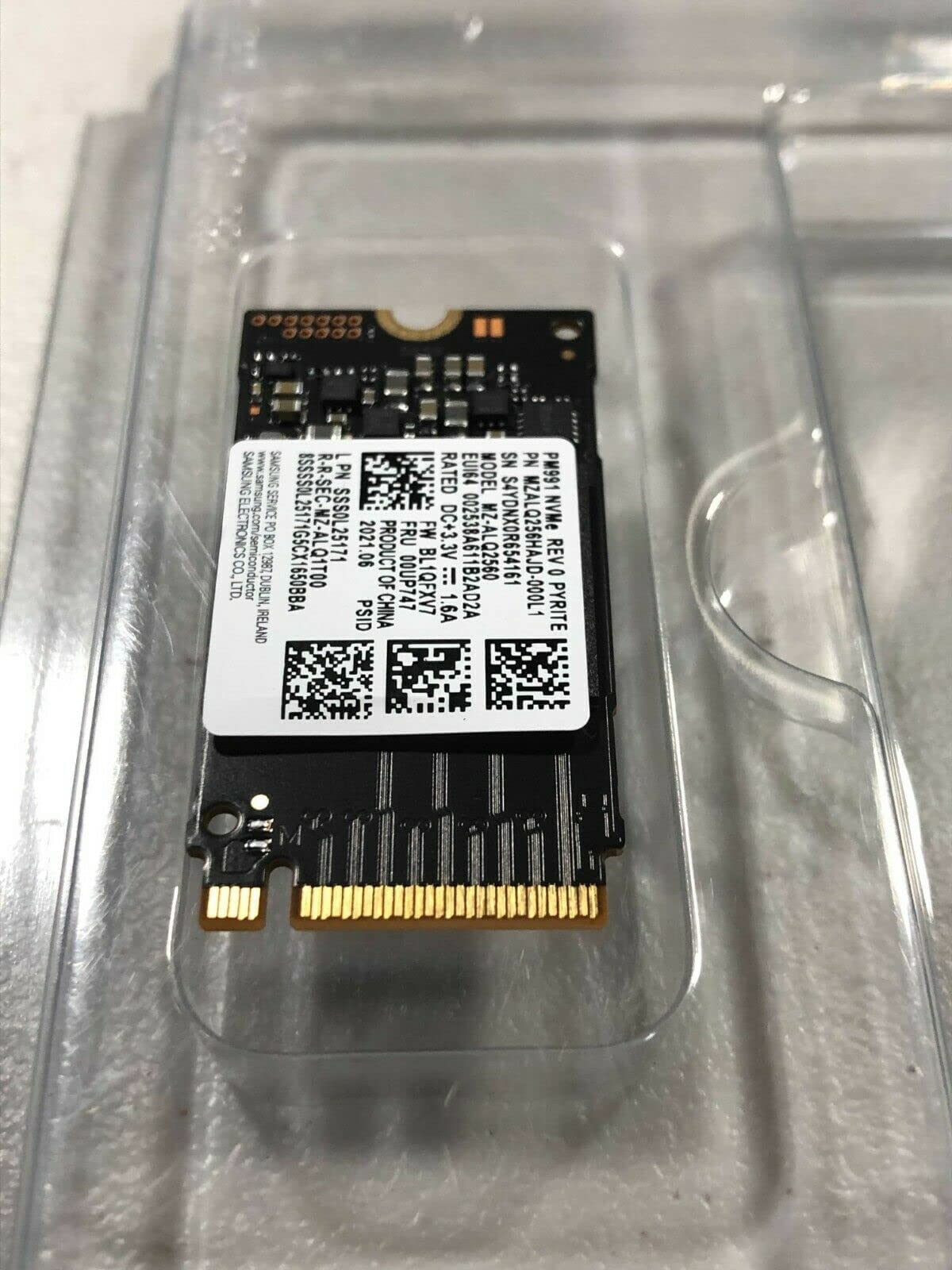 Samsung Ssd 256Gb Pm991 M.2 2242 42Mm Pcie 3.0 X4 Nvme Mzalq256Hajd Mz Alq2560 Solid State Drive