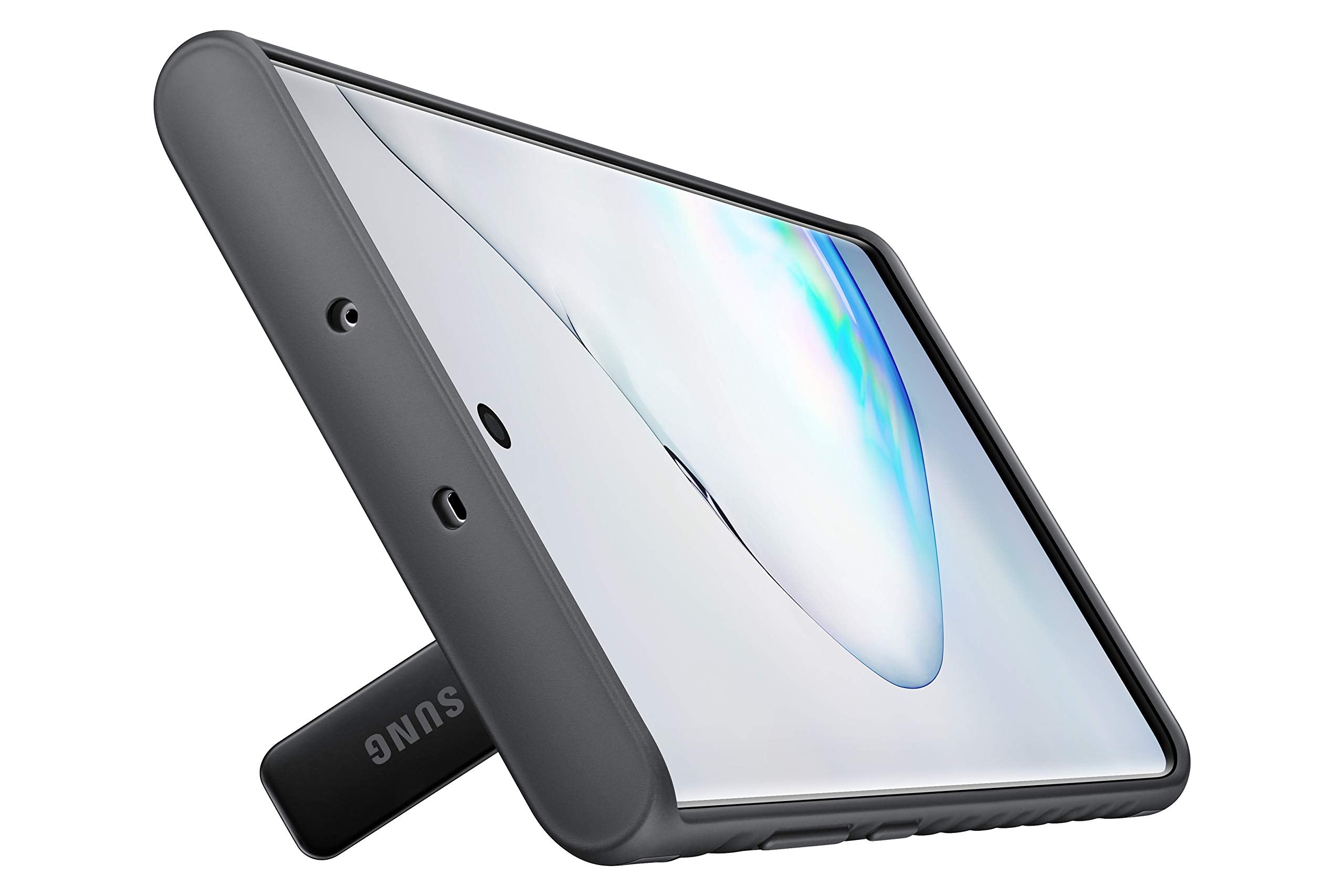 Samsung Galaxy Note10+ Case, Rugged Drop Protection Acrylic Cover   Black (Us Version With Warranty)