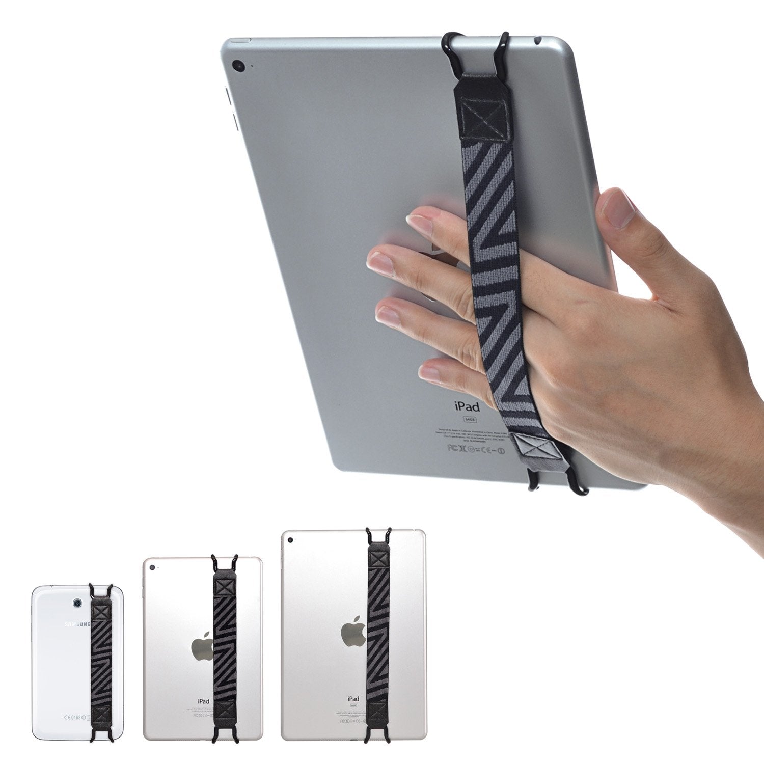 TFY Security Hand-Strap for Tablet PC - iPad 10th Gen/iPad Mini 6 / iPad Air 5 / iPad Pro 9.7, Pro 11 - Galaxy Tablet Pcs - Nexu
