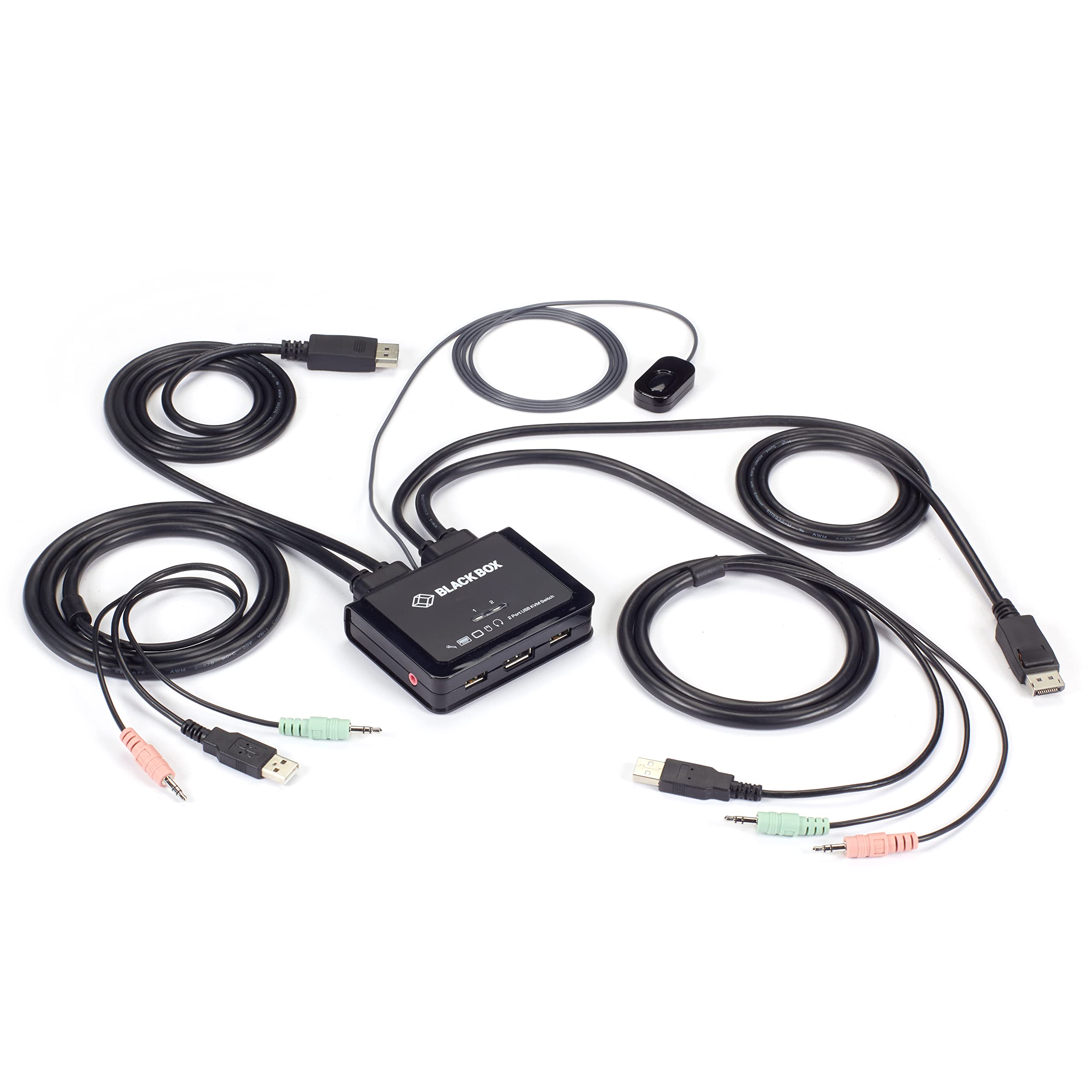 2Pt 4K60 Dp Cab Kvm Switch