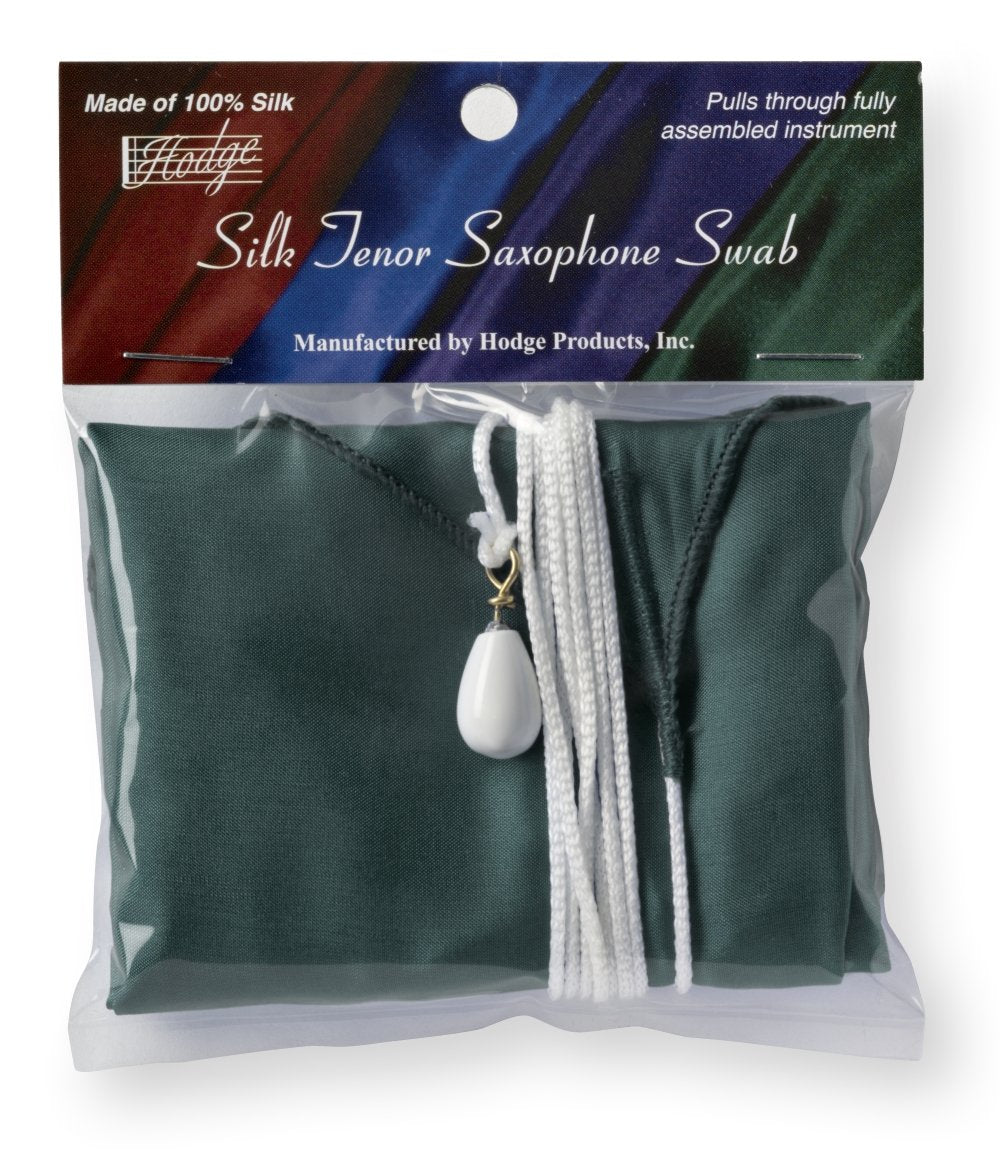 Hodge Silk Tenor Saxophone Swab, Green