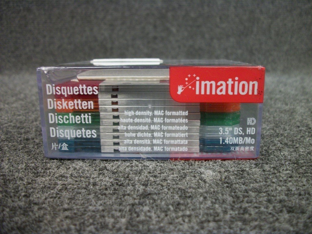 Imation 3.5 Ds-Hd Mac Formatted Floppy Disks