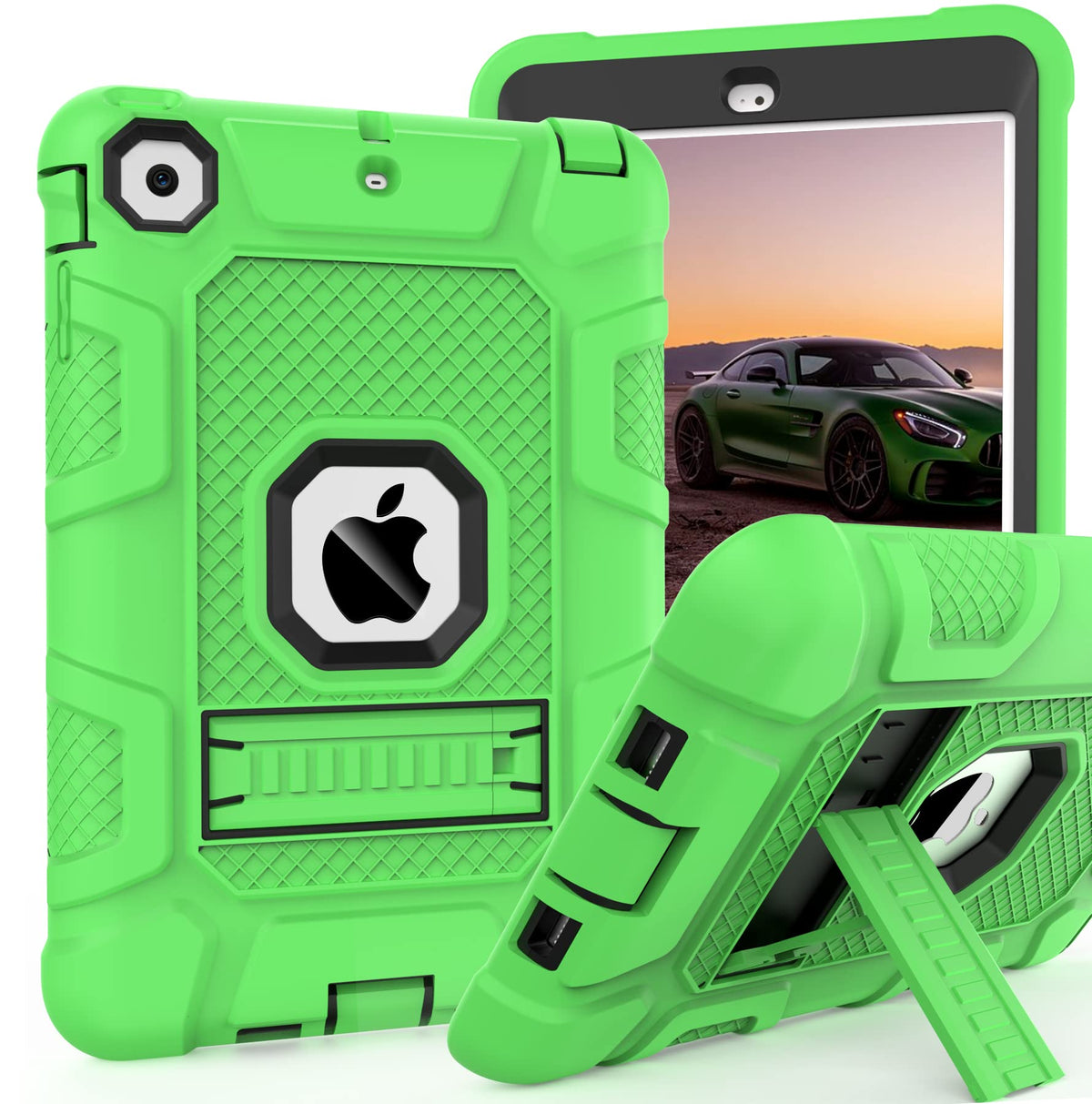 Timism Ipad Mini Case, Ipad Mini 2 Case, Ipad Mini 3 Case With Sturdy Kickstand, 3 In 1 Heavy Duty Shockproof Hybrid Three Layer
