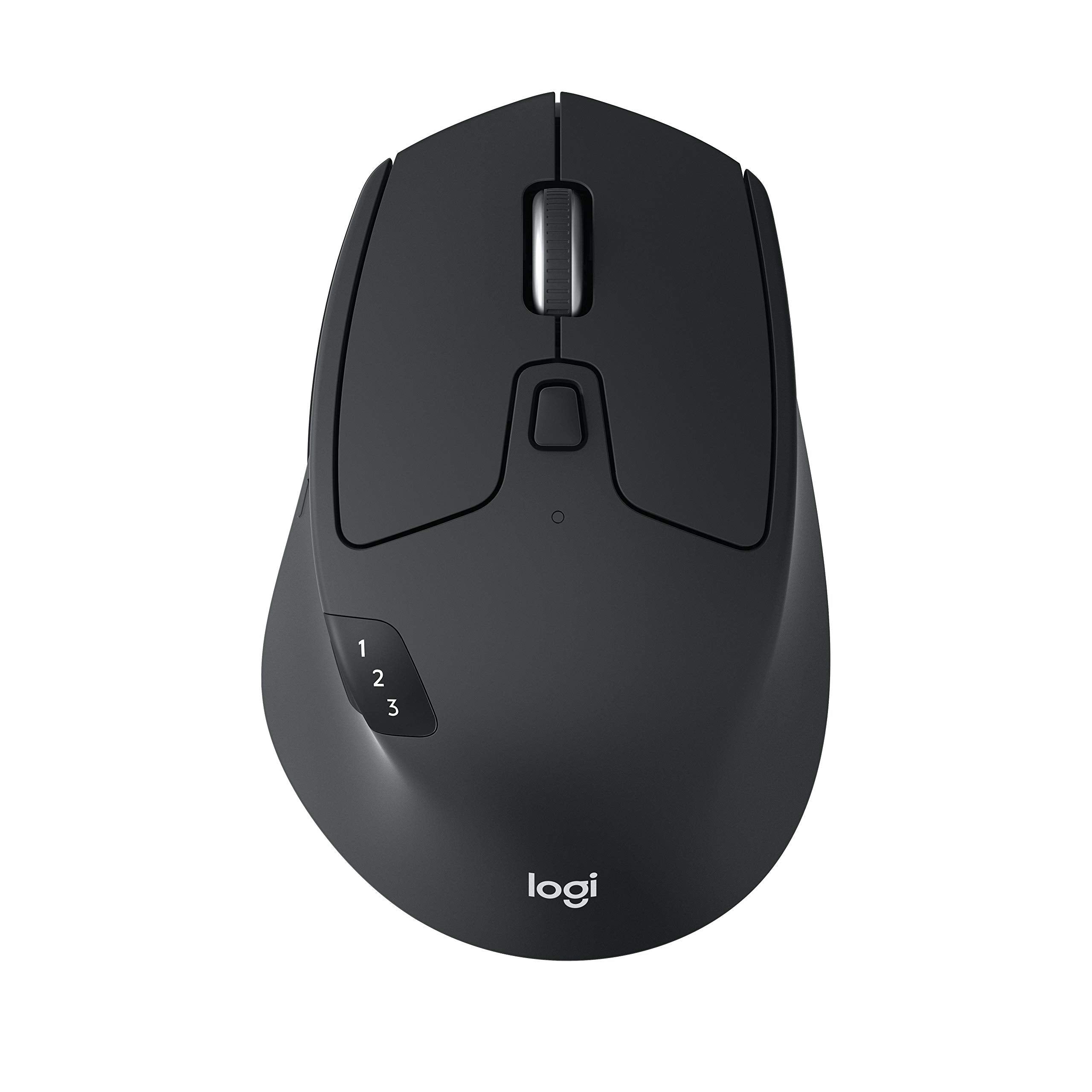 Logitech M720 Triathalon Multi-Device Wireless Mouse, Black