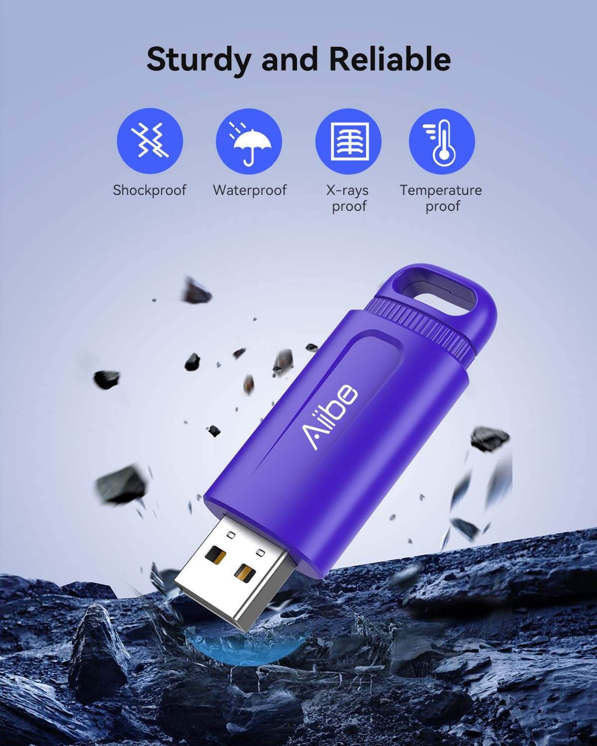 Aiibe 128Gb Usb Flash Drive 5 Pack 128Gb Flash Drives Thumb Drive Usb 2.0 Memory Stick Zip Drive Jump Drive 128Gb Usb Drive With Keychain (128Gb, Colorful)