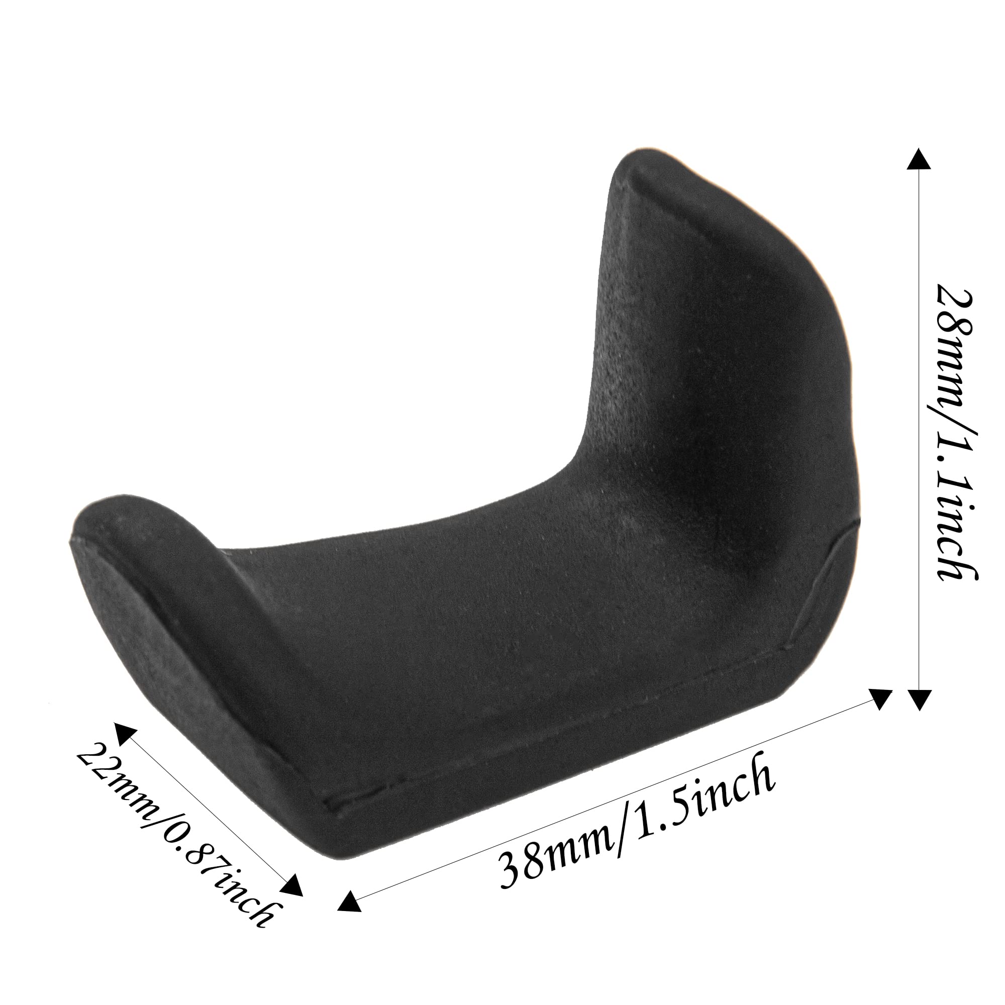 2Pcs Yootones Rubber Adjustable Oboe & Clarinet Thumb Finger Rest Compatible With 1.45 1.75Cm Thumb Oboe Clarinet Woodwind Instr