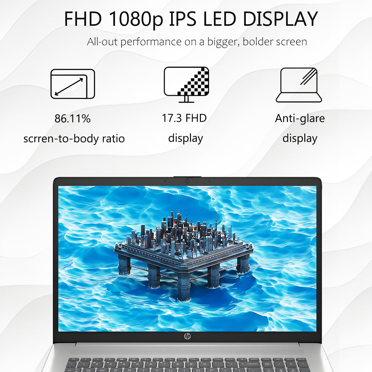 Hp 17 Business Laptop Computer, 32Gb Ram, 2.2Tb Storage (2Tb Pcie + 250Gb P500 Portable), 17.3'' Fhd 1080P Ips Led Display, Amd