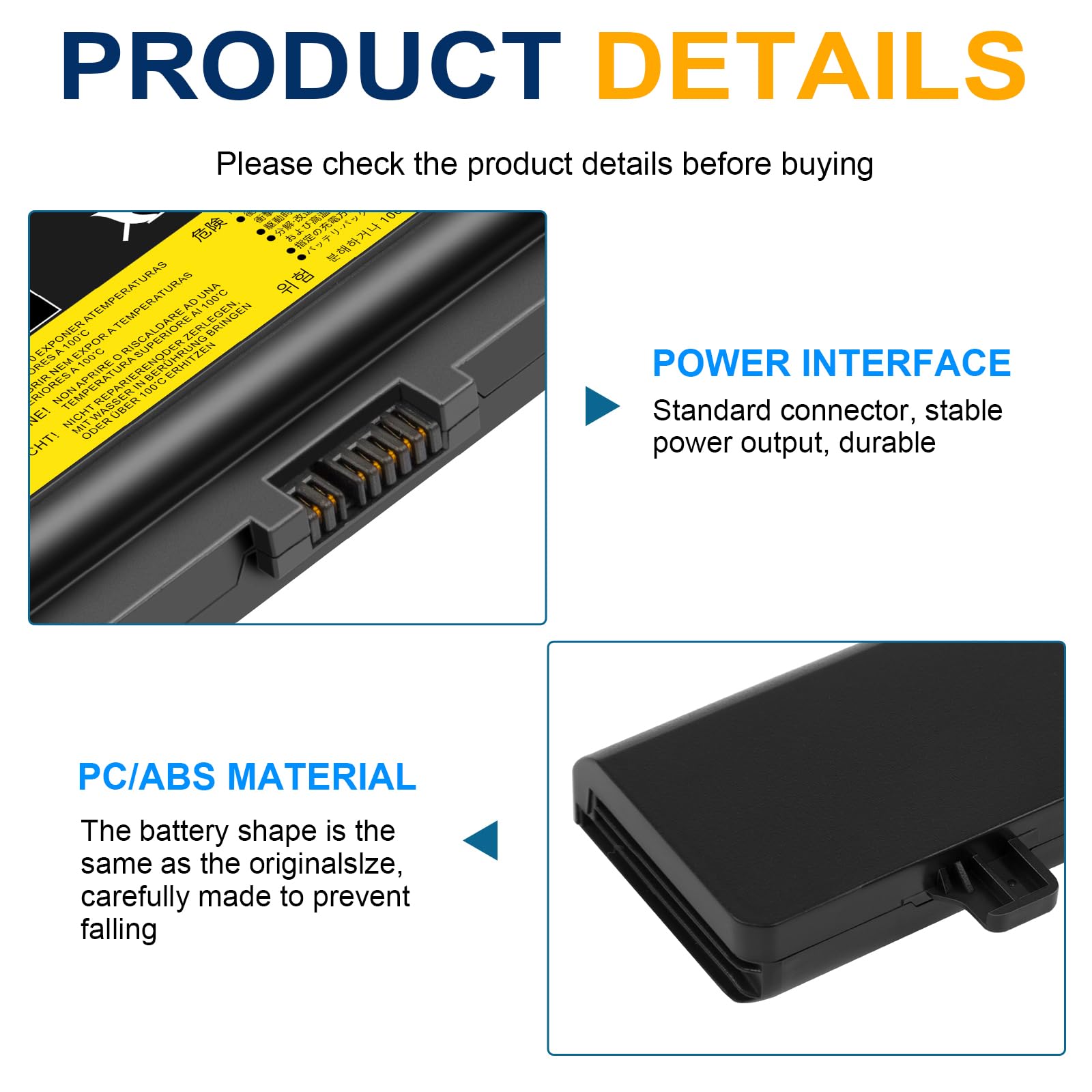 Fancy Buying Laptop Battery for ThinkPad E430 E530 E540 E431 E531 5200mAh 45N1048