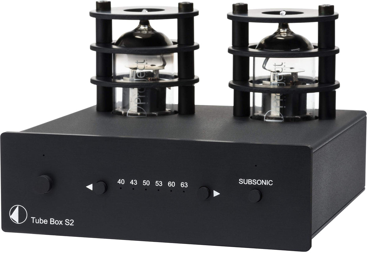 Pro Ject Tube Box S2 Pure Tube Mm/Mc Phono Preamplifier (Black)