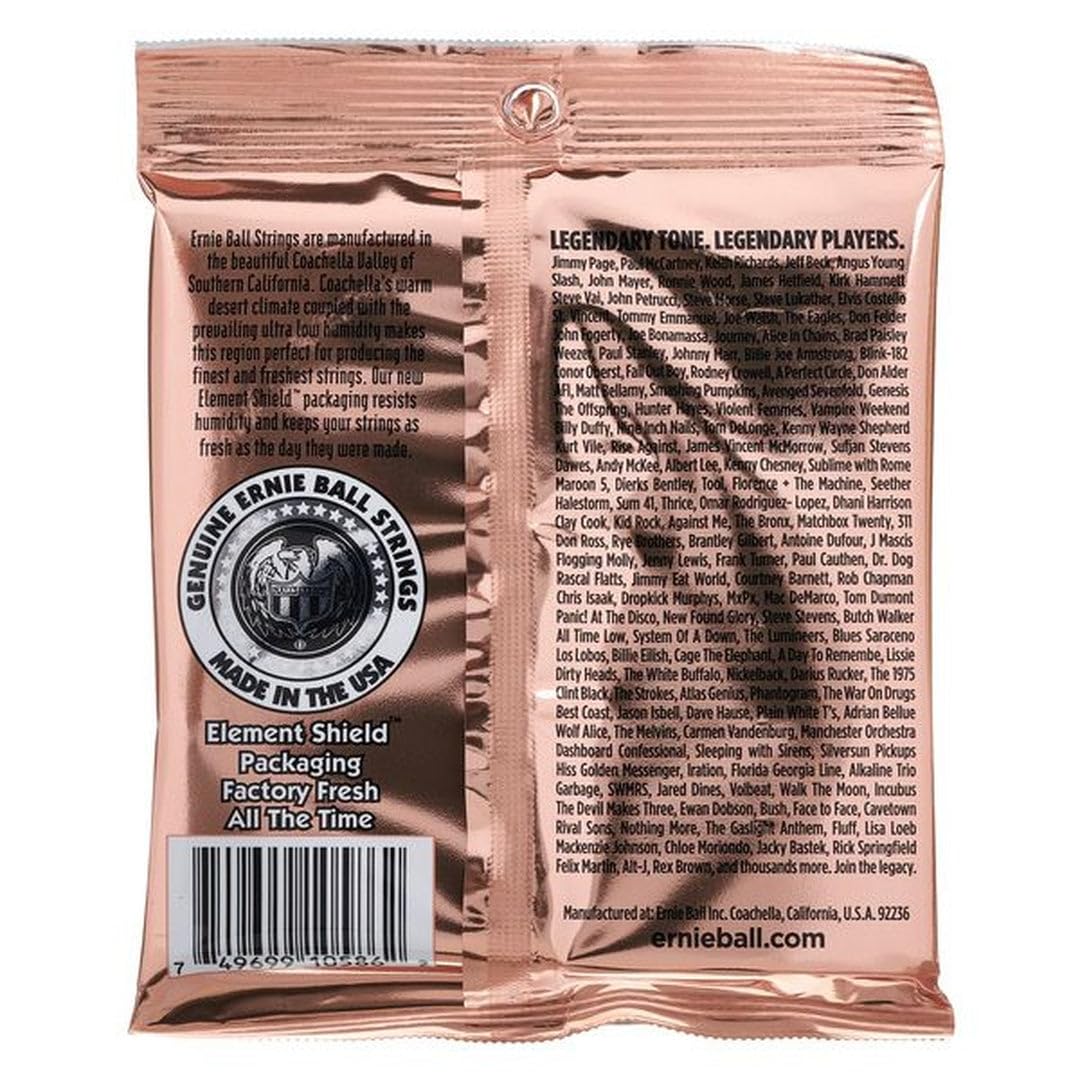 Ernie Ball Earthwood Custom Medium Phosphor Bronze Acoustic Guitar Strings, 12.5 56 Gauge (P02143)