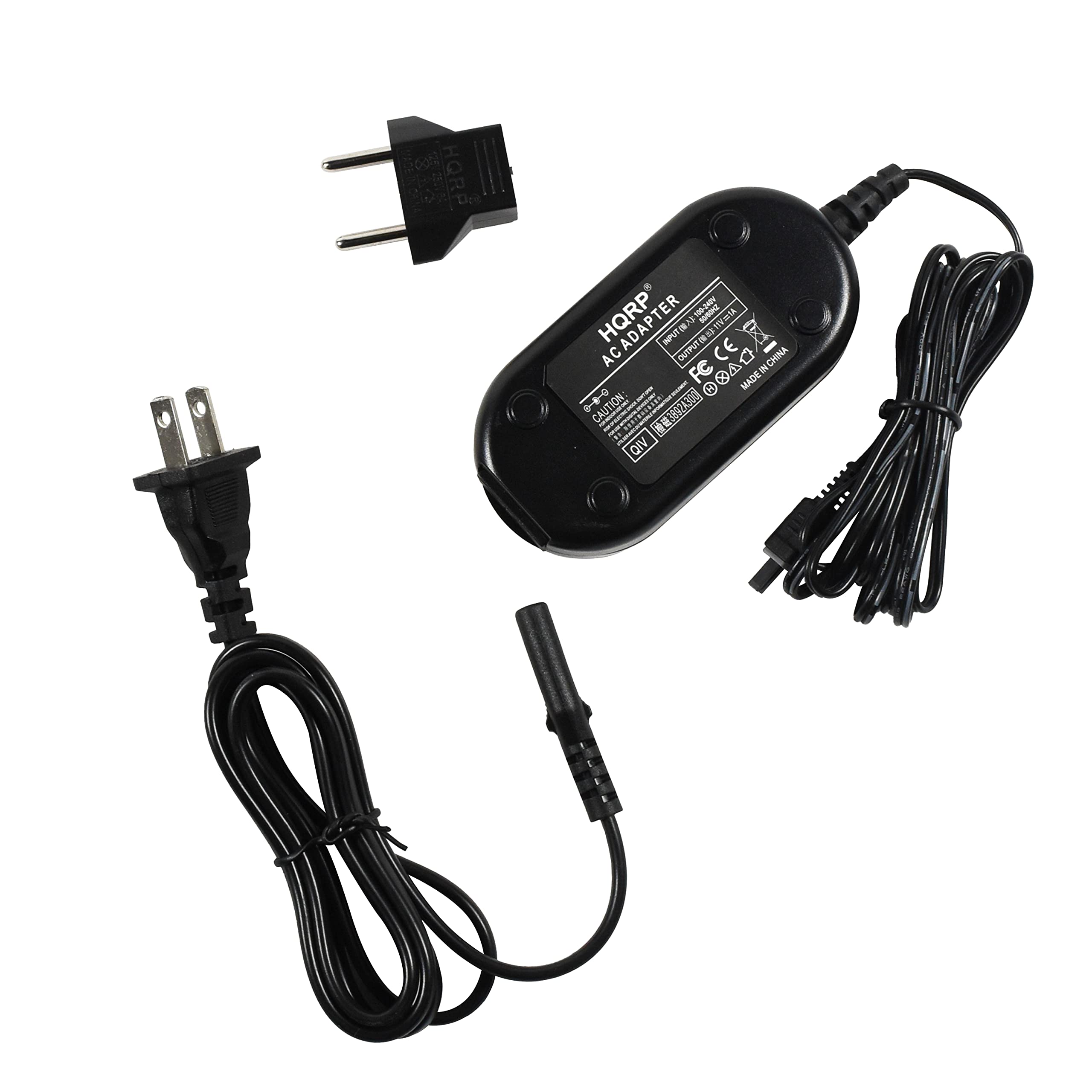 Hqrp Replacement Ac Adapter/Charger Compatible With Jvc Everio Gz Mg21U / Gzmg21U Camcorder With Usa Cord & Euro Plug Adapter